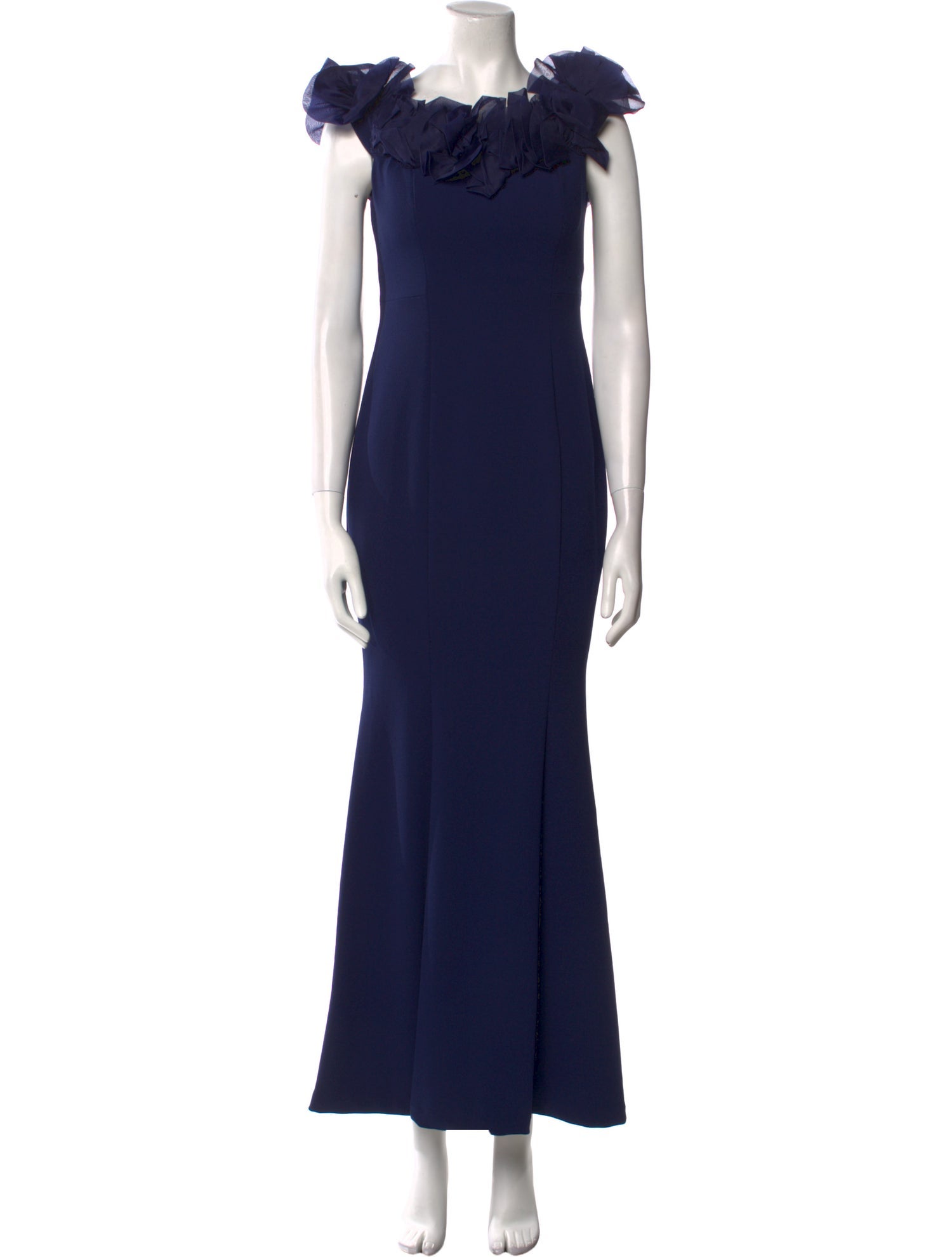 Aidan Mattox Silk Long Dress