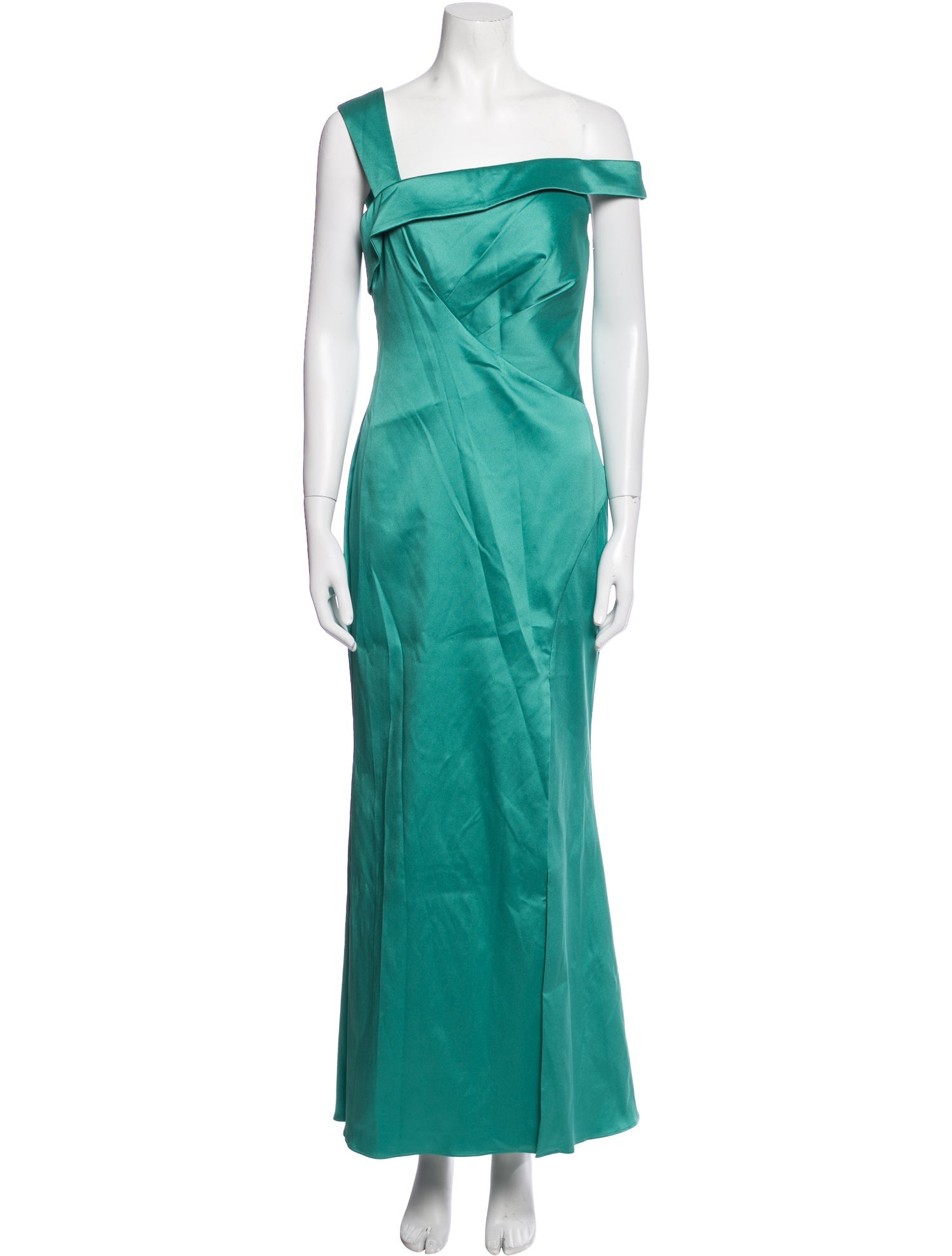 Aidan Mattox One-Shoulder Long Dress w/ Tags