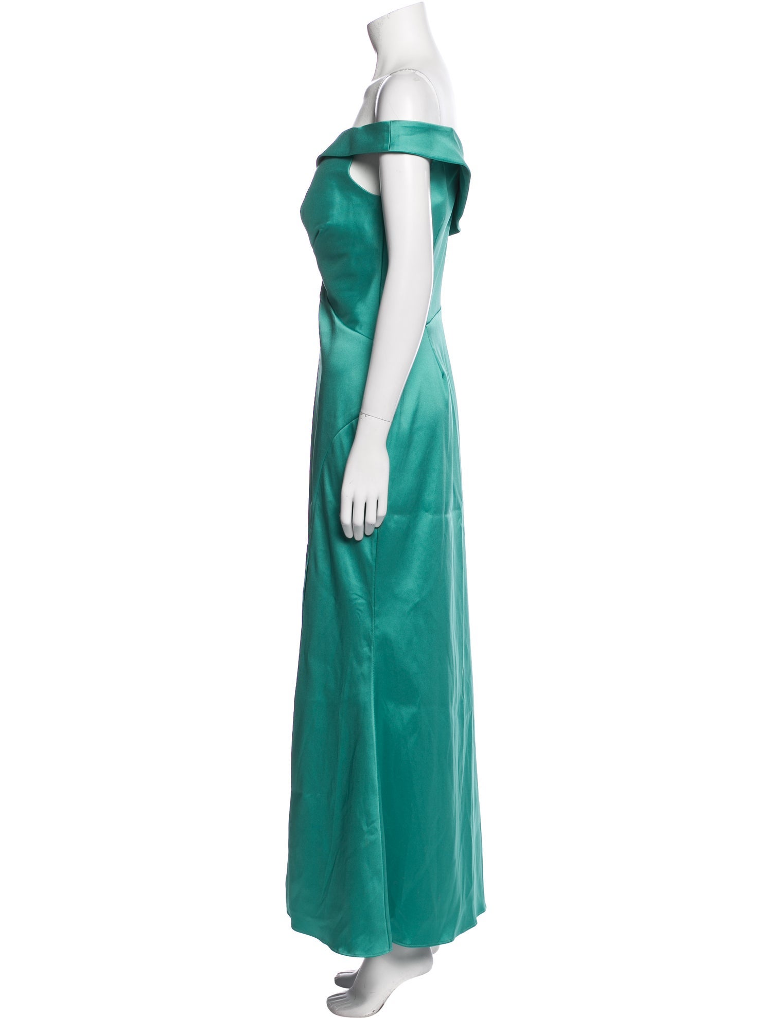 Aidan Mattox One-Shoulder Long Dress w/ Tags