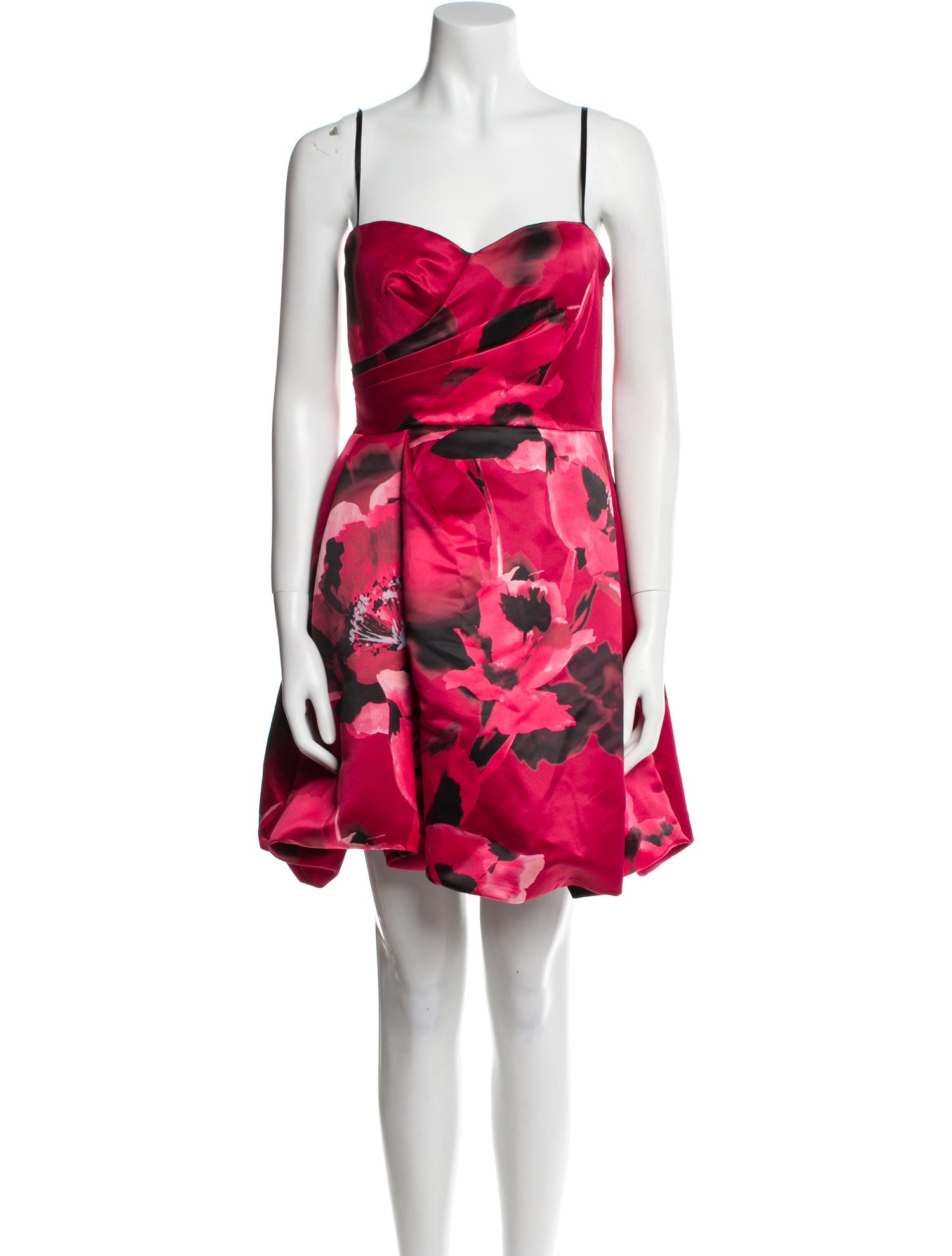 Aidan Mattox Floral Print Mini Dress