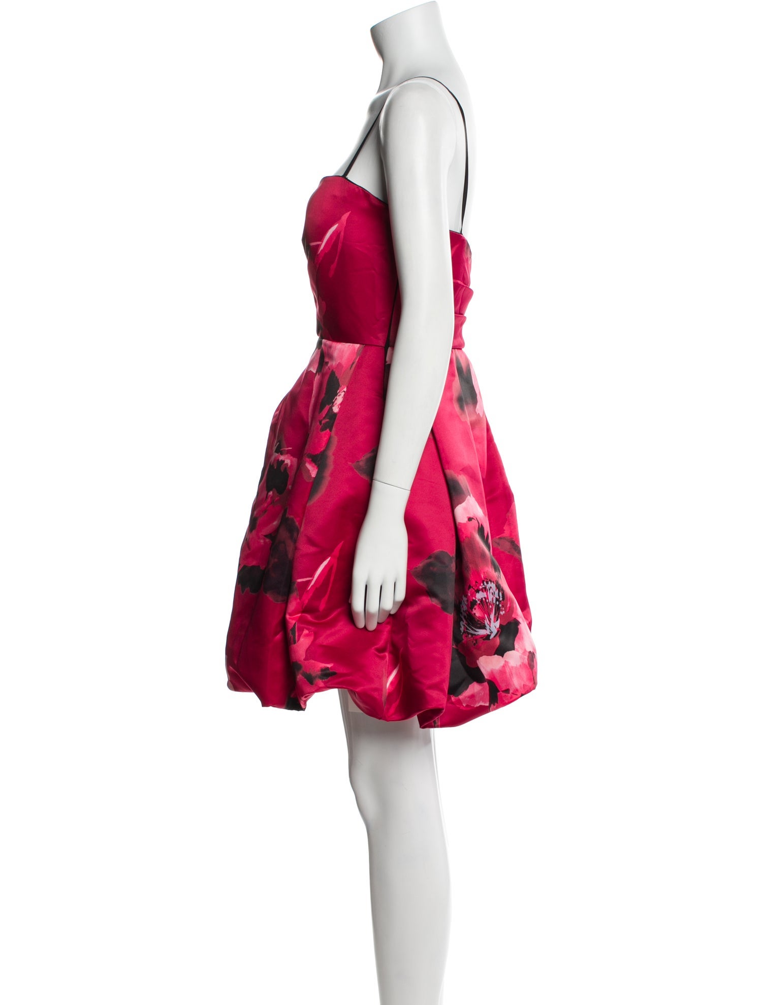 Aidan Mattox Floral Print Mini Dress