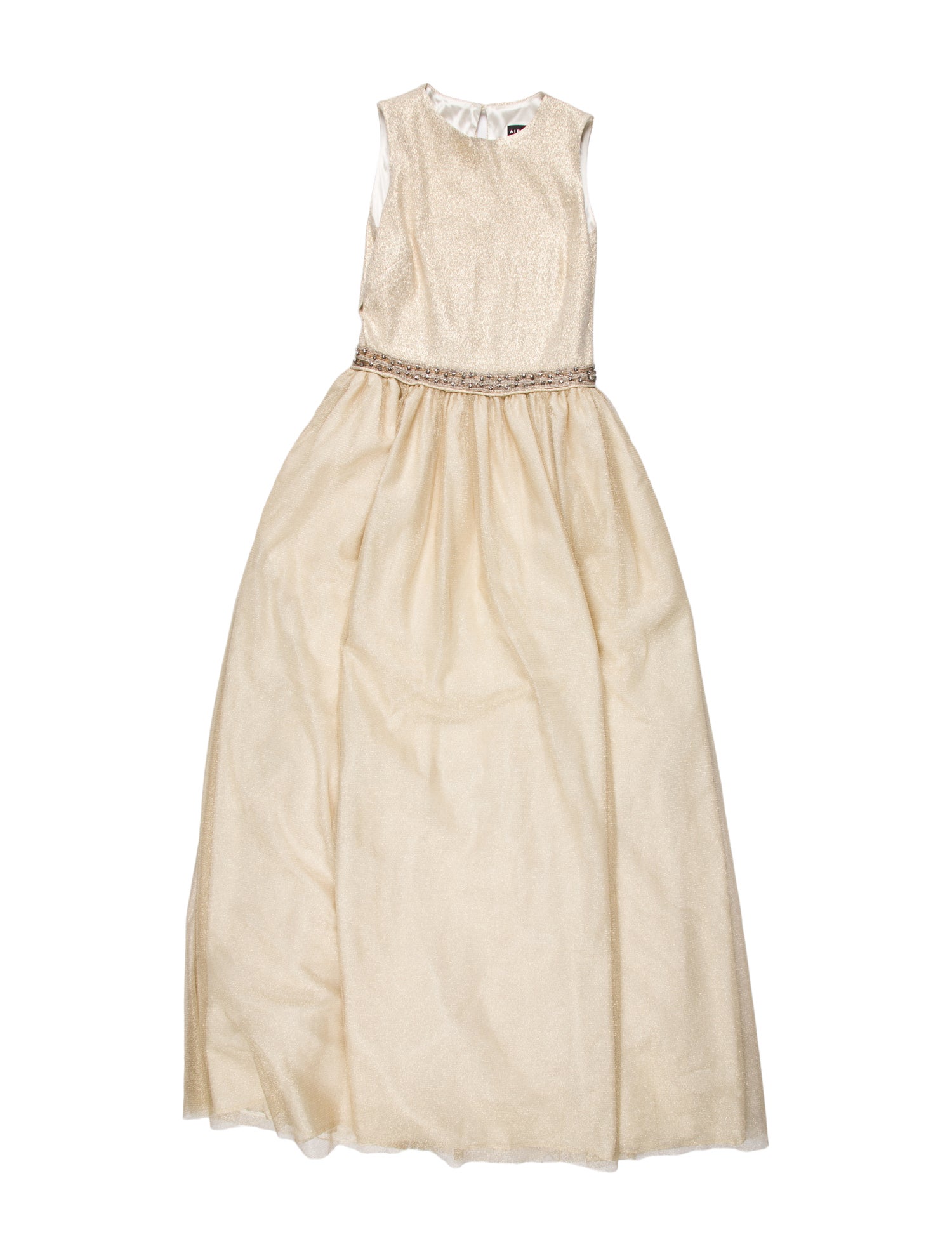 Aidan Mattox Strapless Long Dress