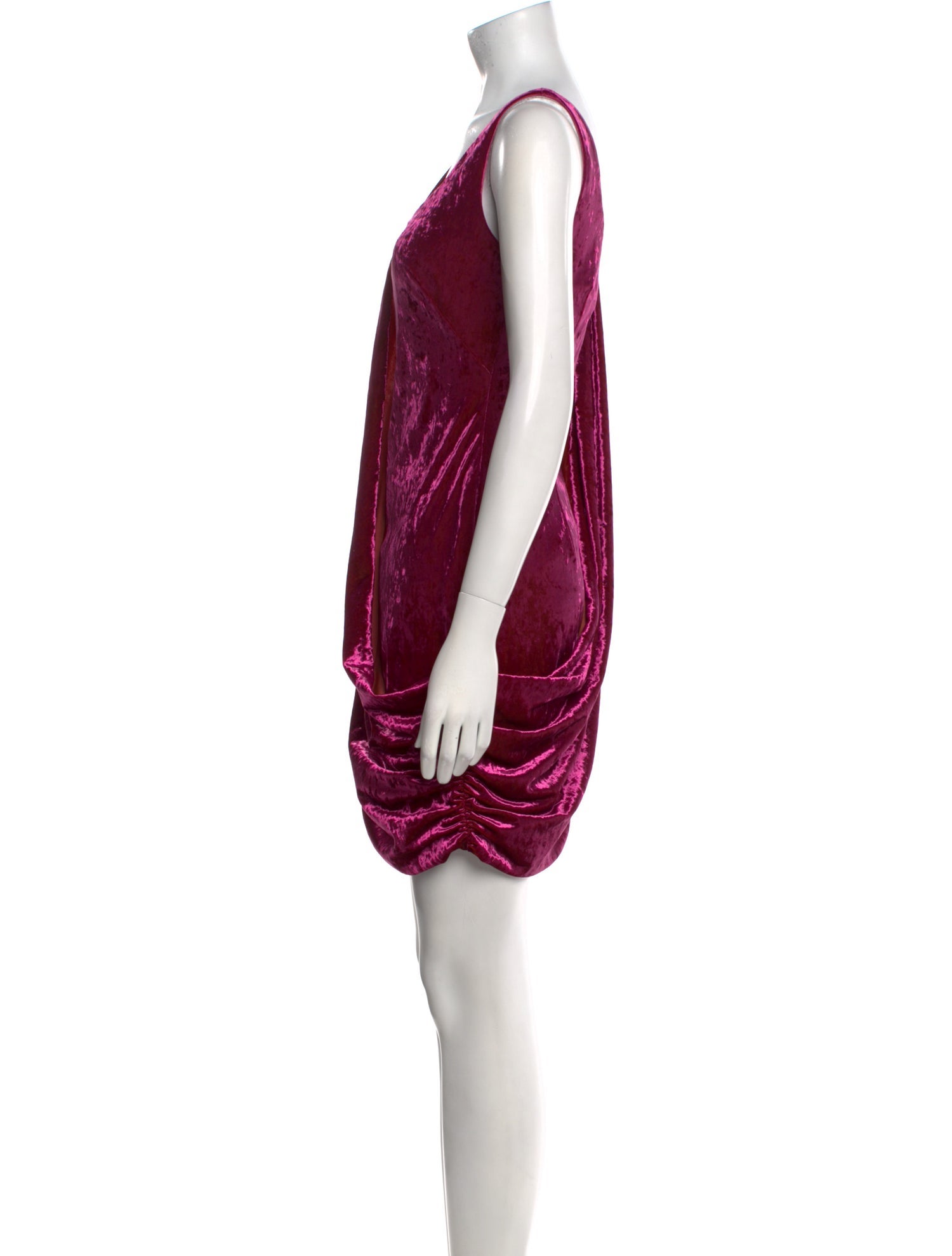 Aidan Mattox Scoop Neck Mini Dress