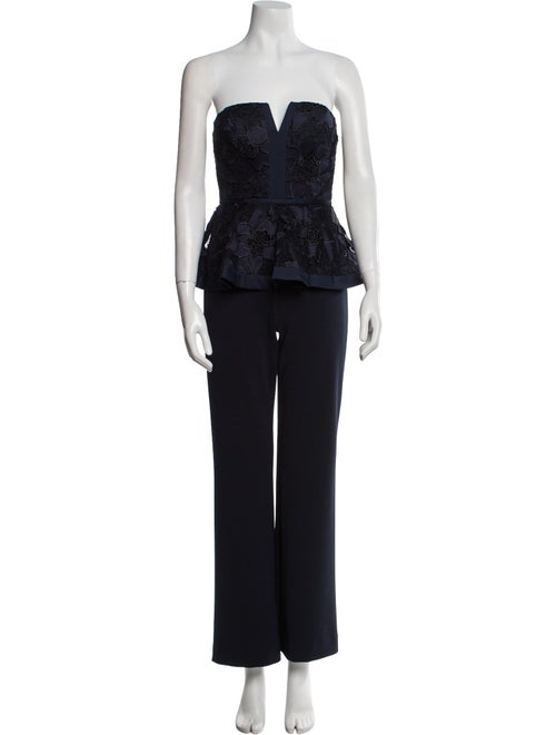 Aidan Mattox Strapless Jumpsuit