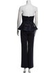 Aidan Mattox Strapless Jumpsuit
