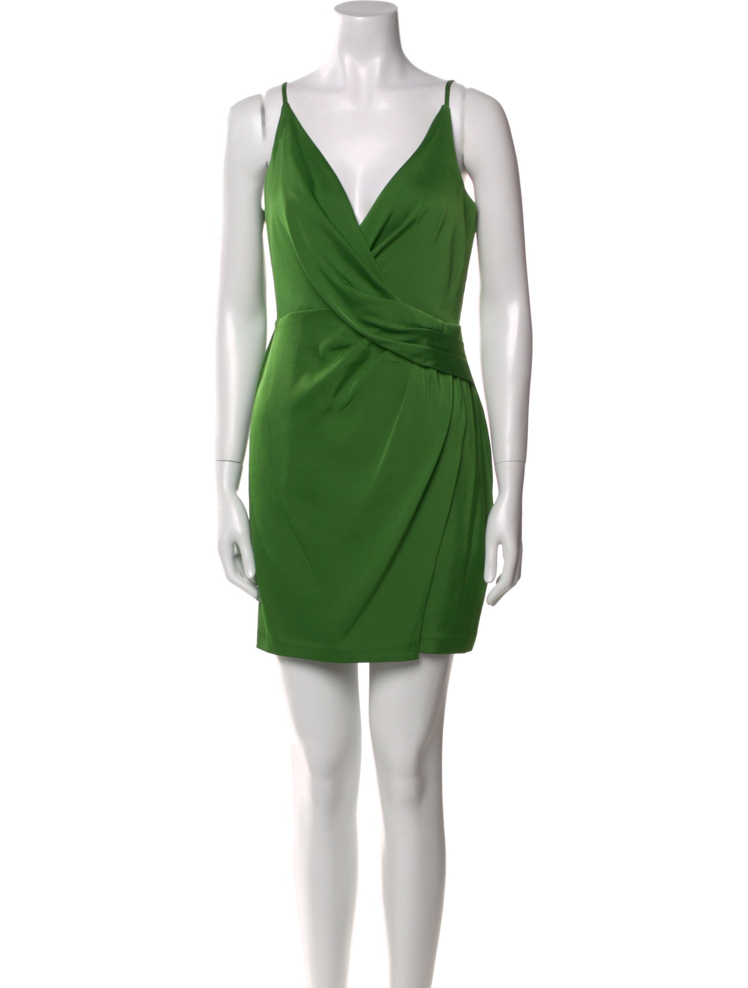 Aidan Mattox V-Neck Mini Dress