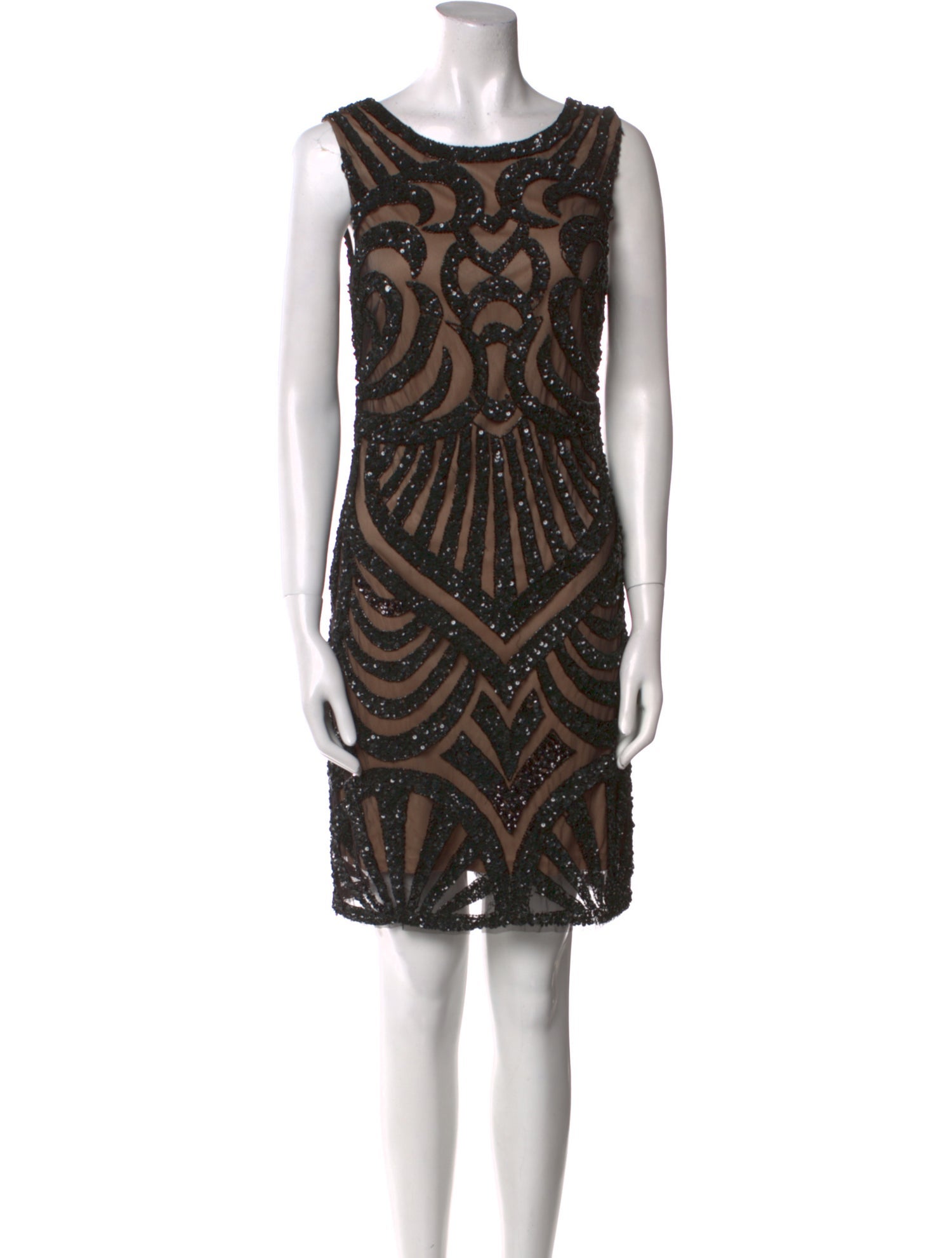 Aidan Mattox Printed Mini Dress