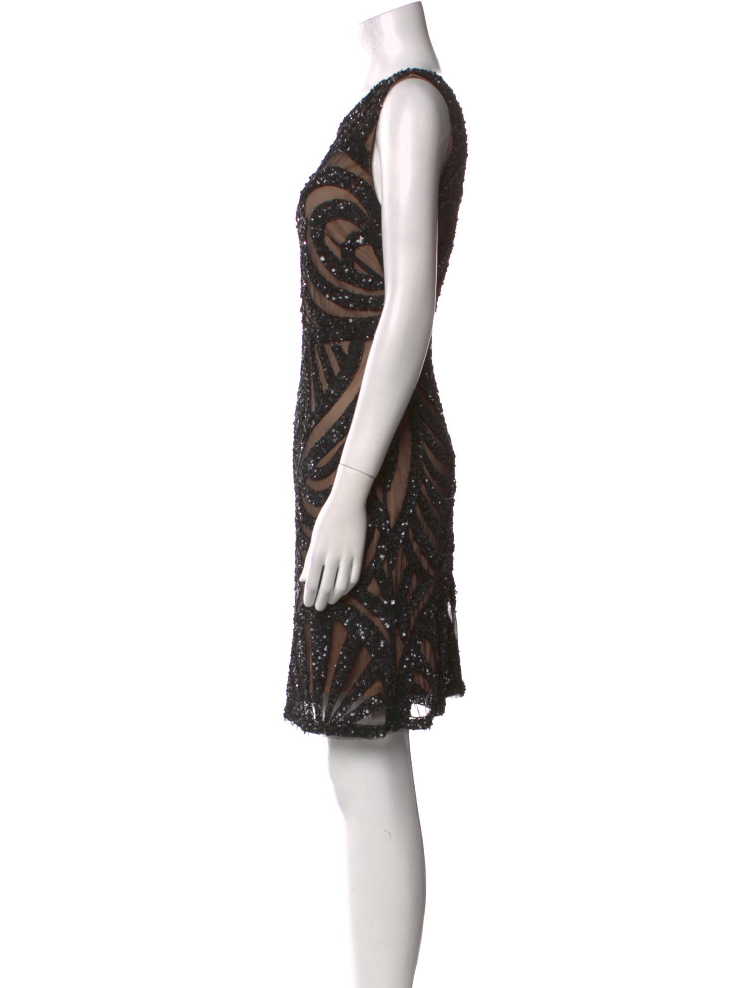 Aidan Mattox Printed Mini Dress