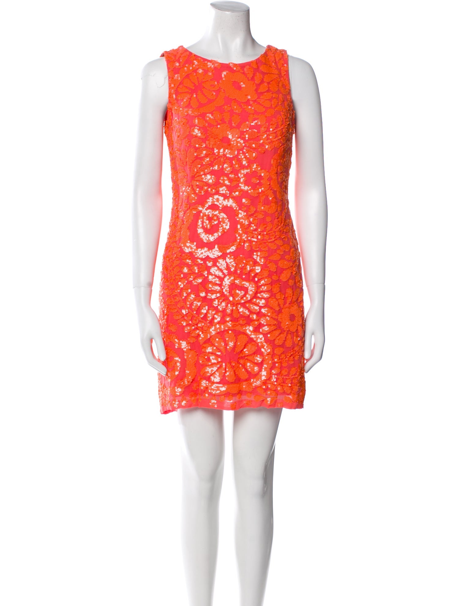 Aidan Mattox Silk Mini Dress