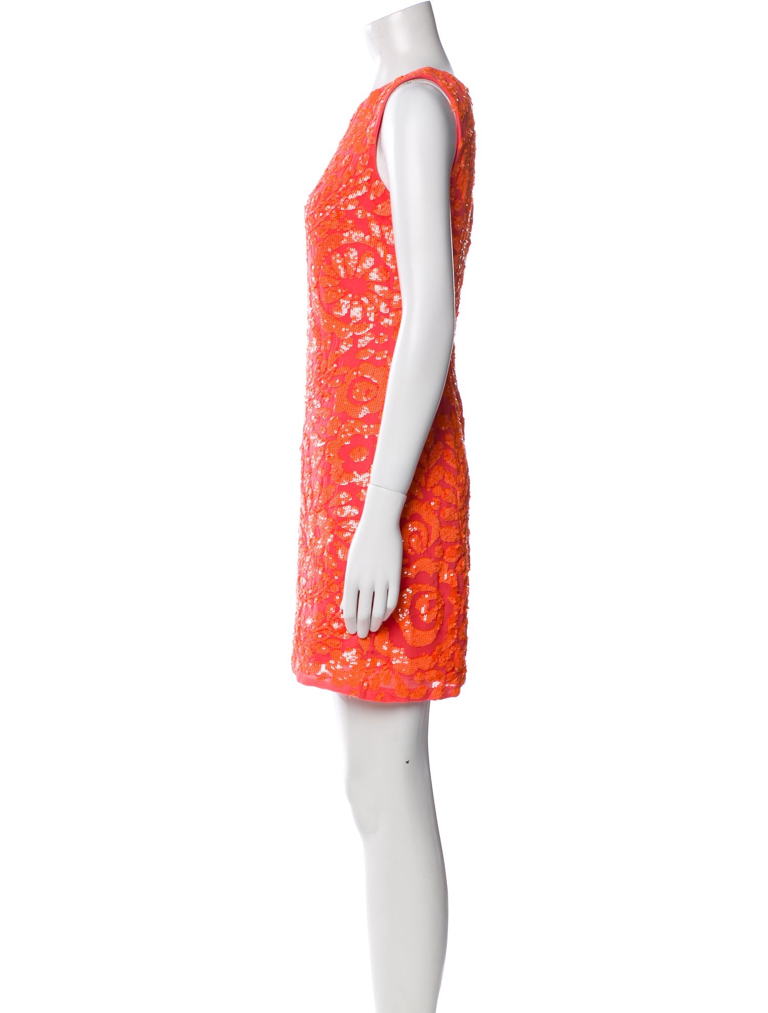 Aidan Mattox Silk Mini Dress