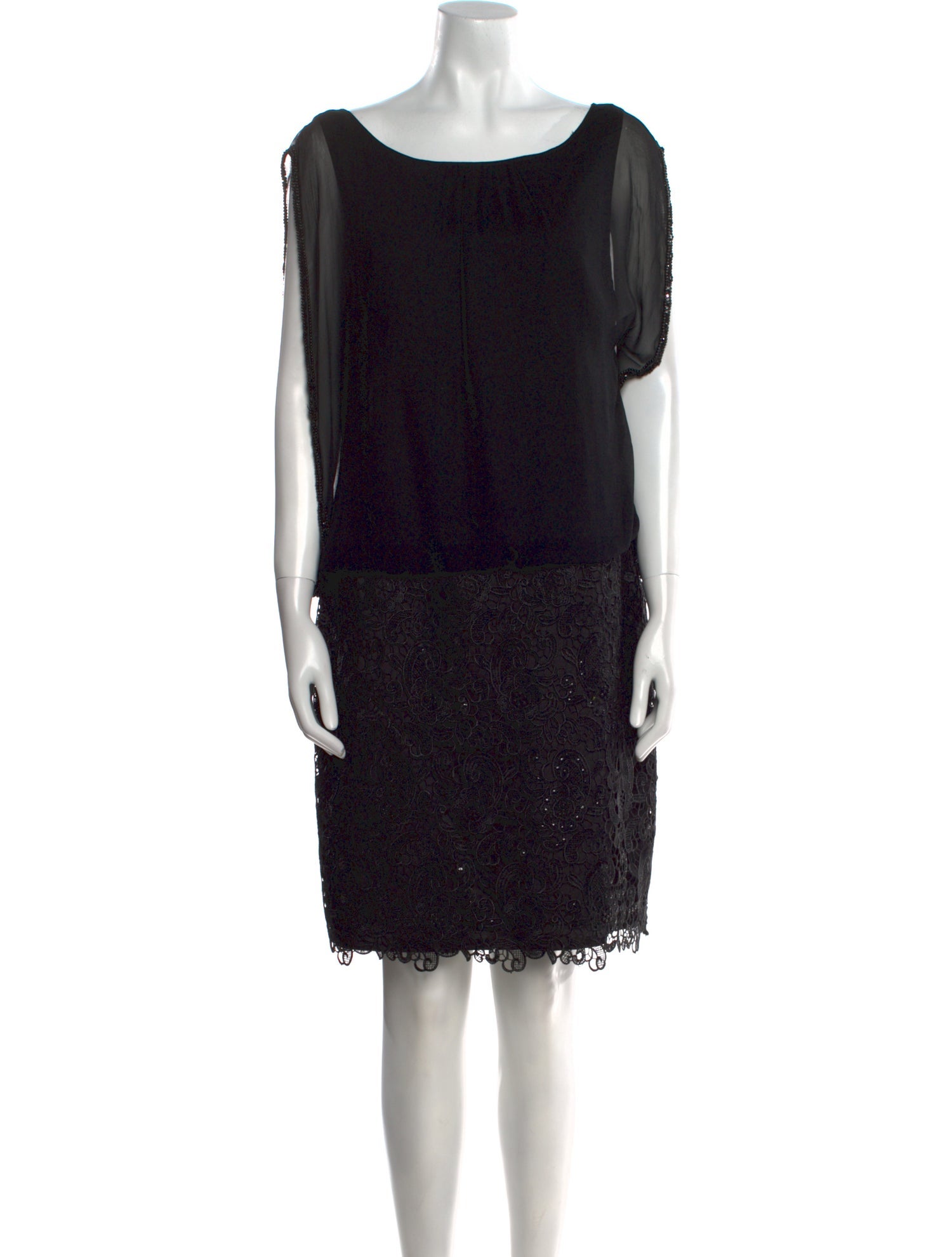 Aidan Mattox Silk Knee-Length Dress