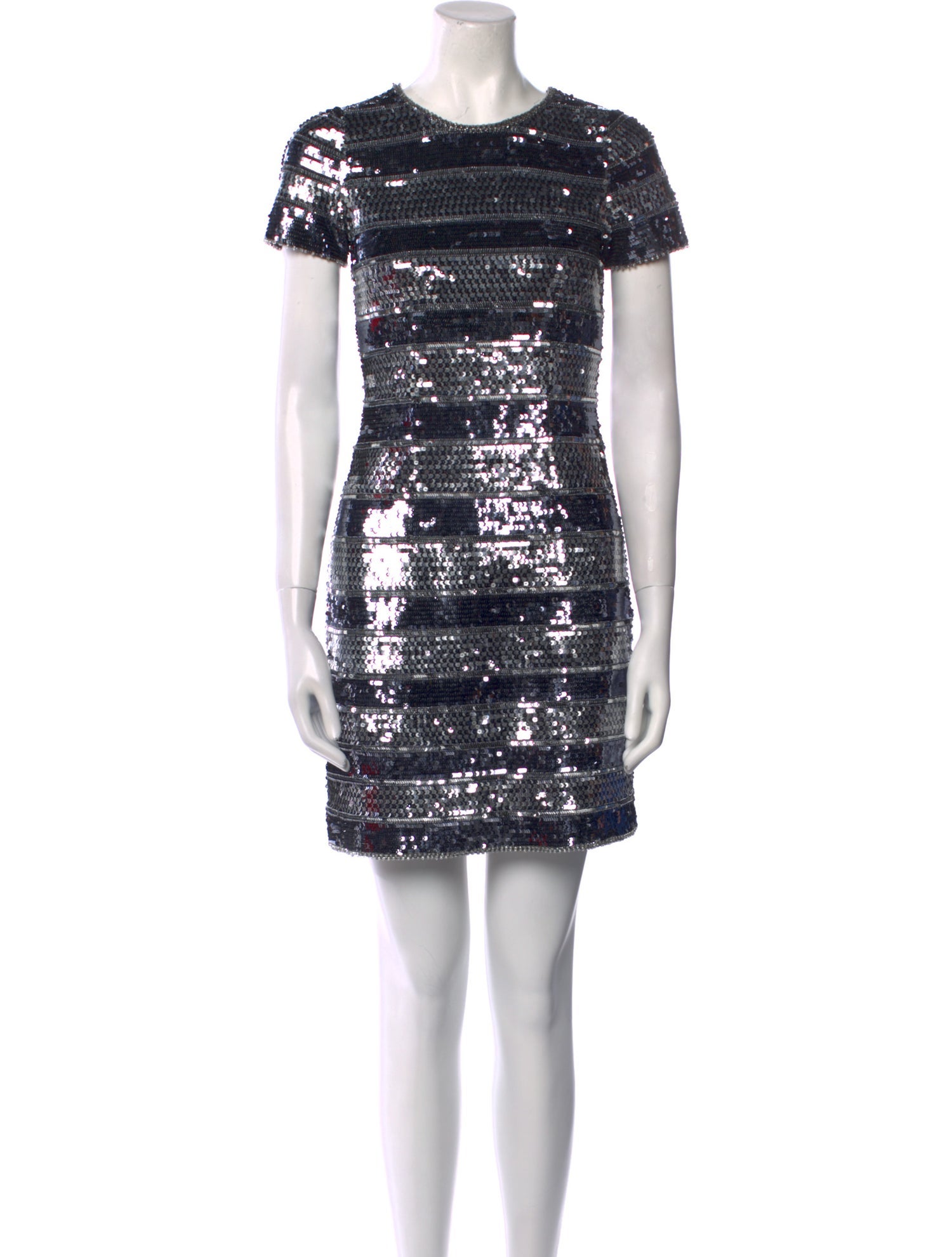 Aidan Mattox Patterned Mini Dress