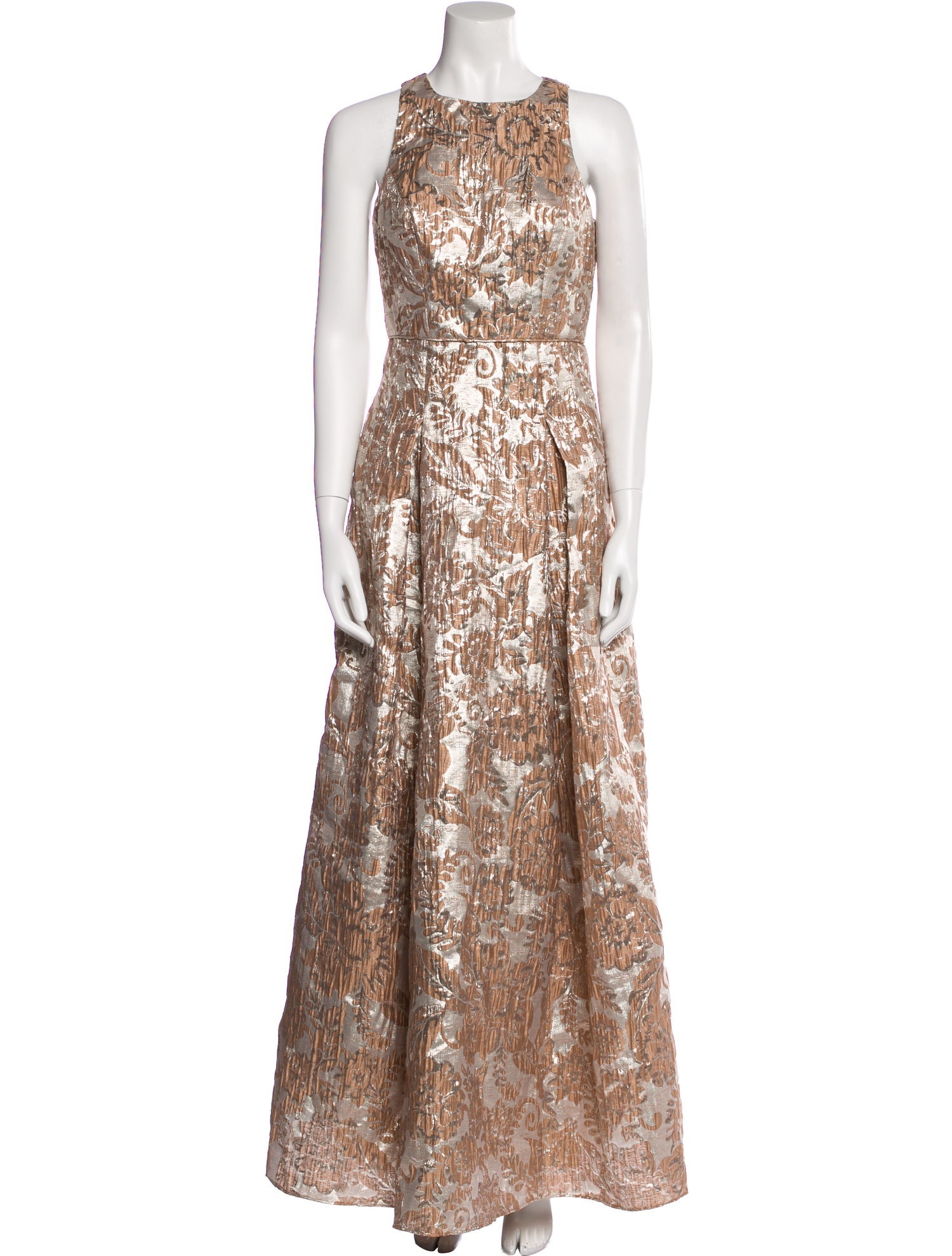 Aidan Mattox Animal Print Long Dress w/ Tags