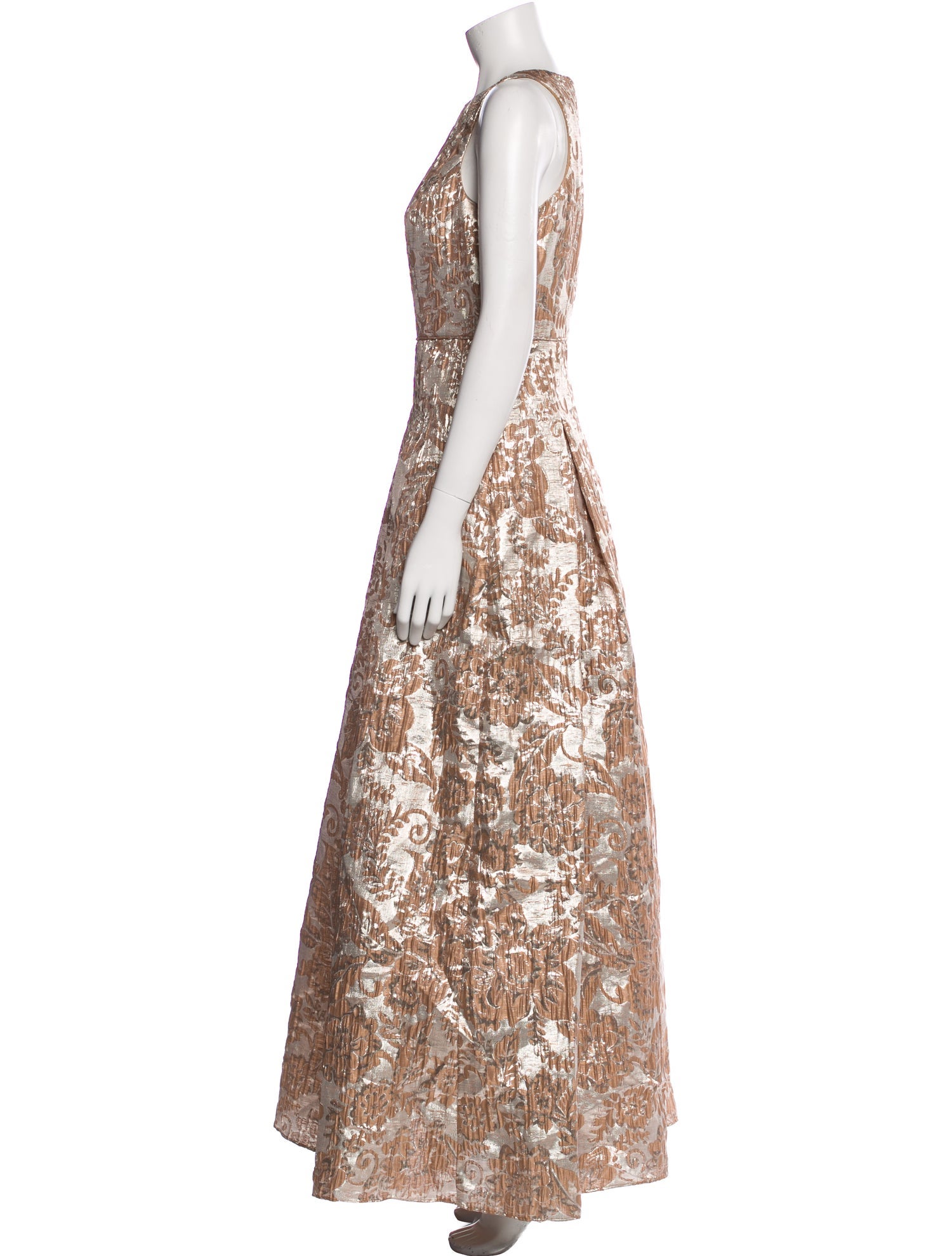 Aidan Mattox Animal Print Long Dress w/ Tags