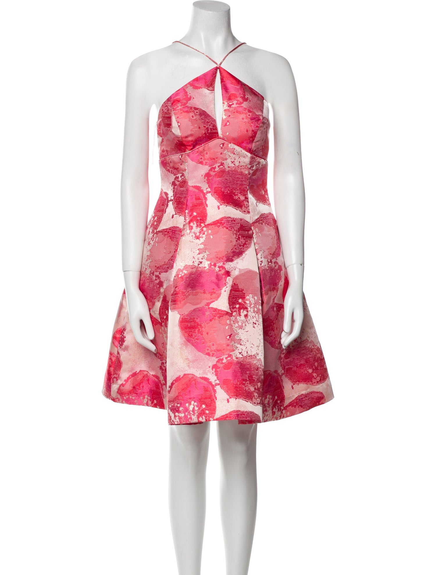 Aidan Mattox Printed Mini Dress