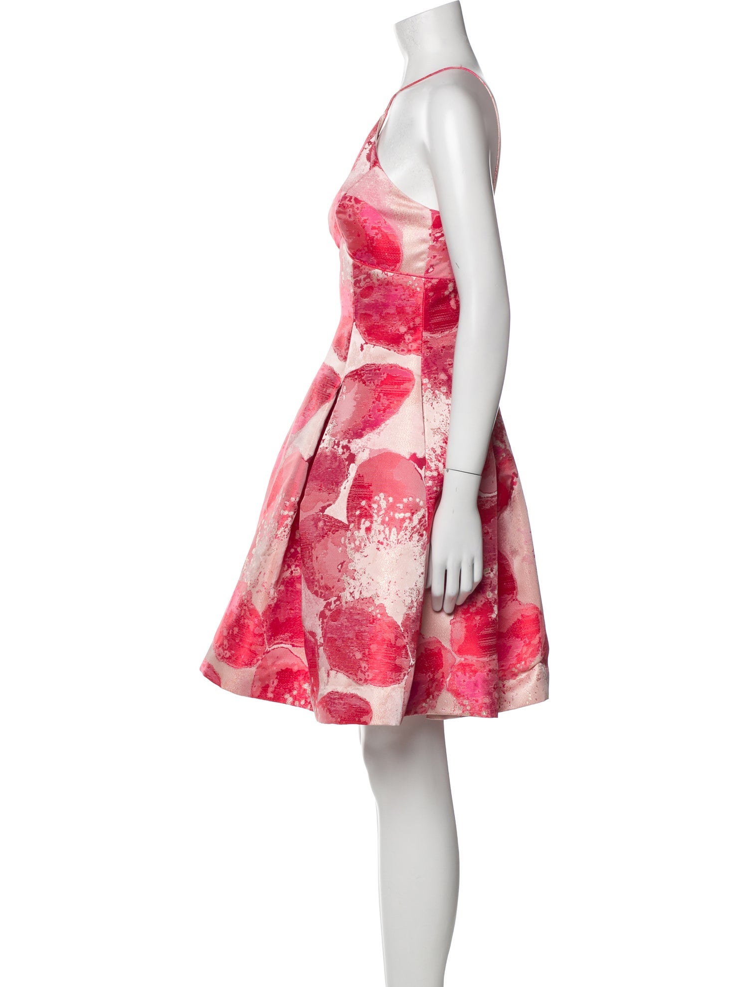 Aidan Mattox Printed Mini Dress