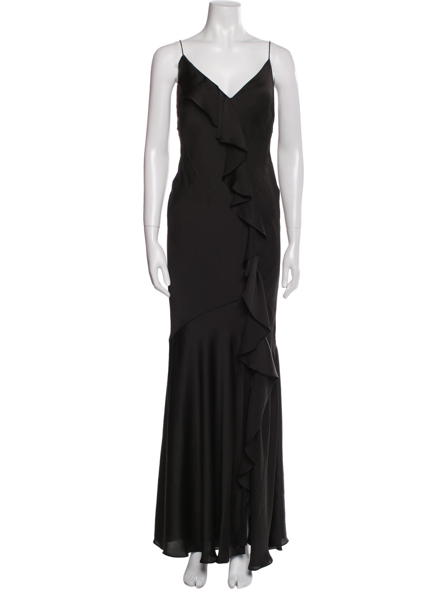 Aidan Mattox V-Neck Long Dress w/ Tags