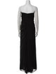 Aidan Mattox Silk Long Dress
