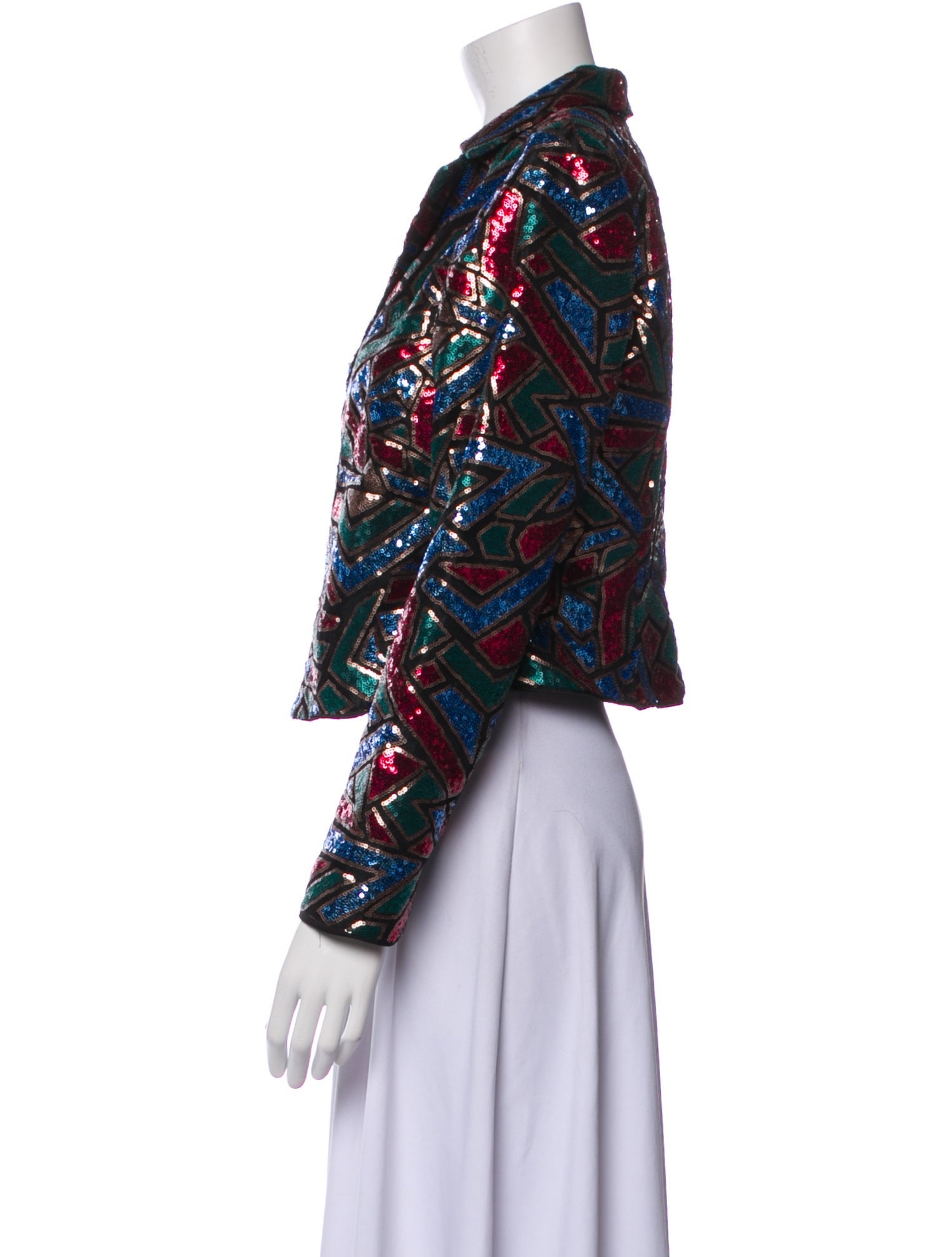 Aidan Mattox Printed Blazer