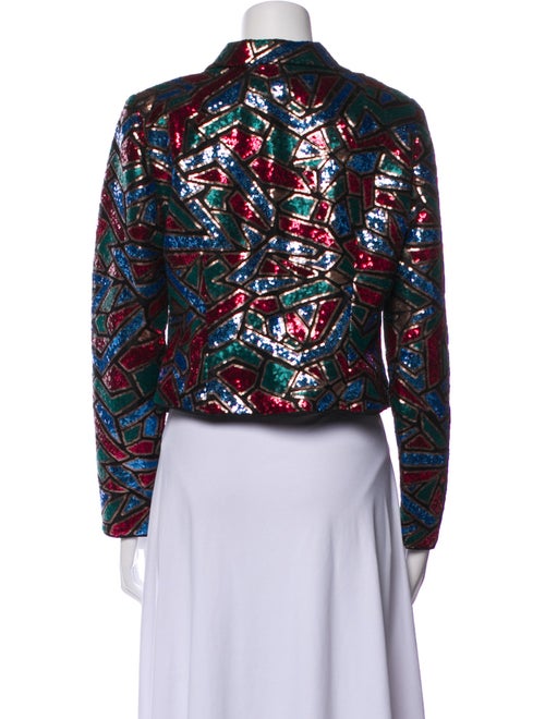 Aidan Mattox Printed Blazer