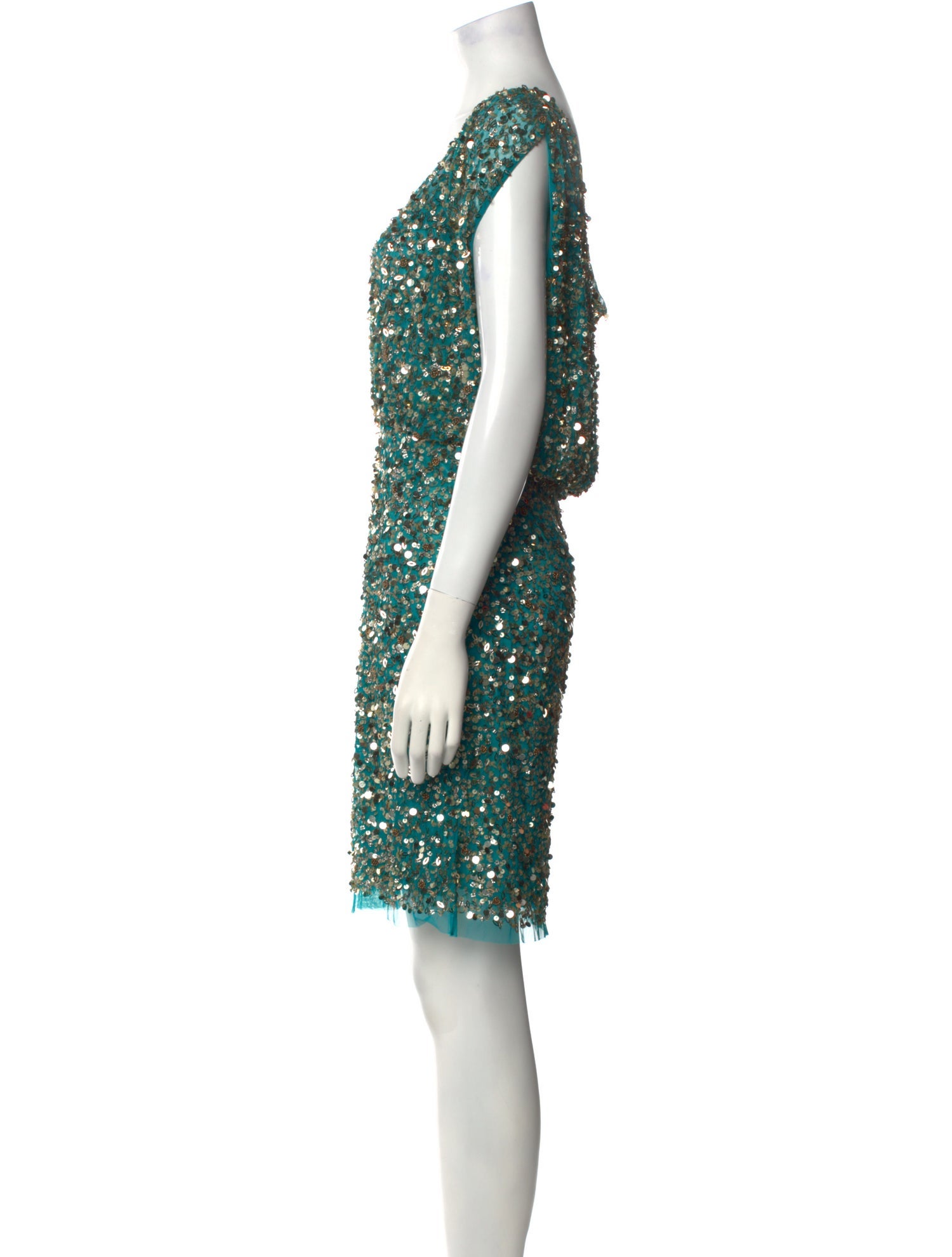 Aidan Mattox Nylon Mini Dress