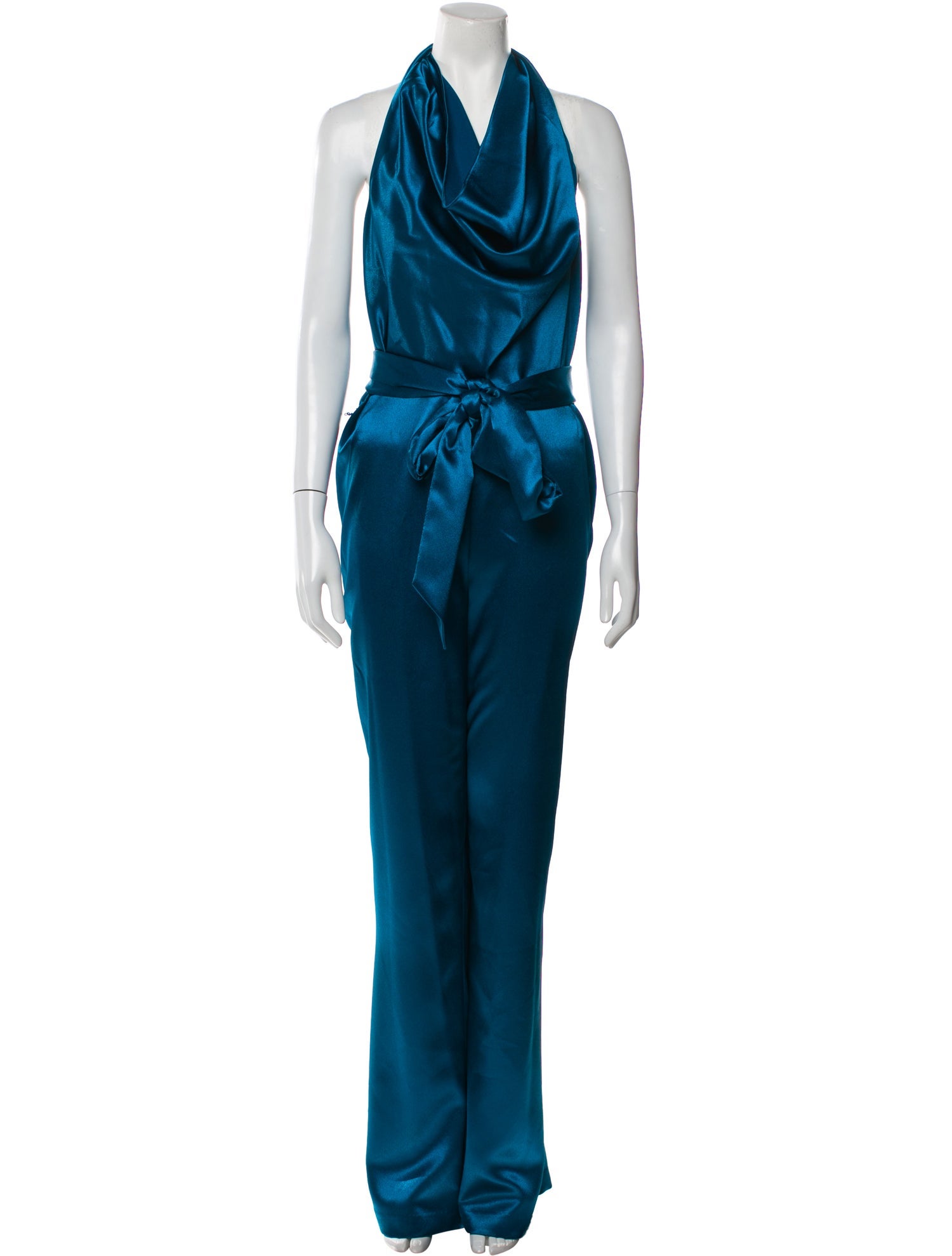 Aidan Mattox Halterneck Jumpsuit w/ Tags