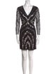 Aidan Mattox Printed Mini Dress