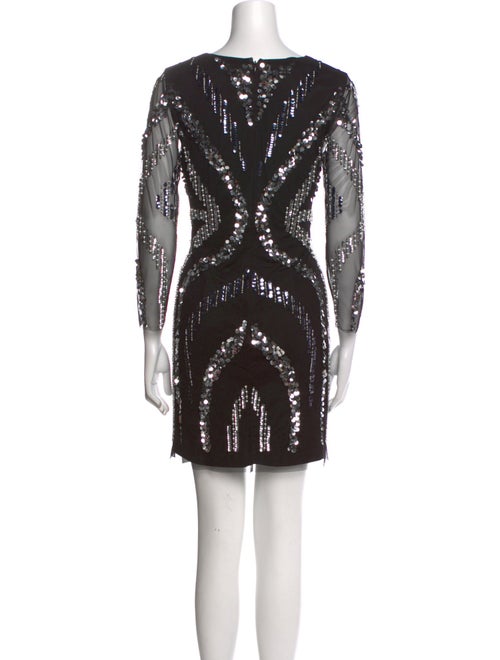 Aidan Mattox Printed Mini Dress