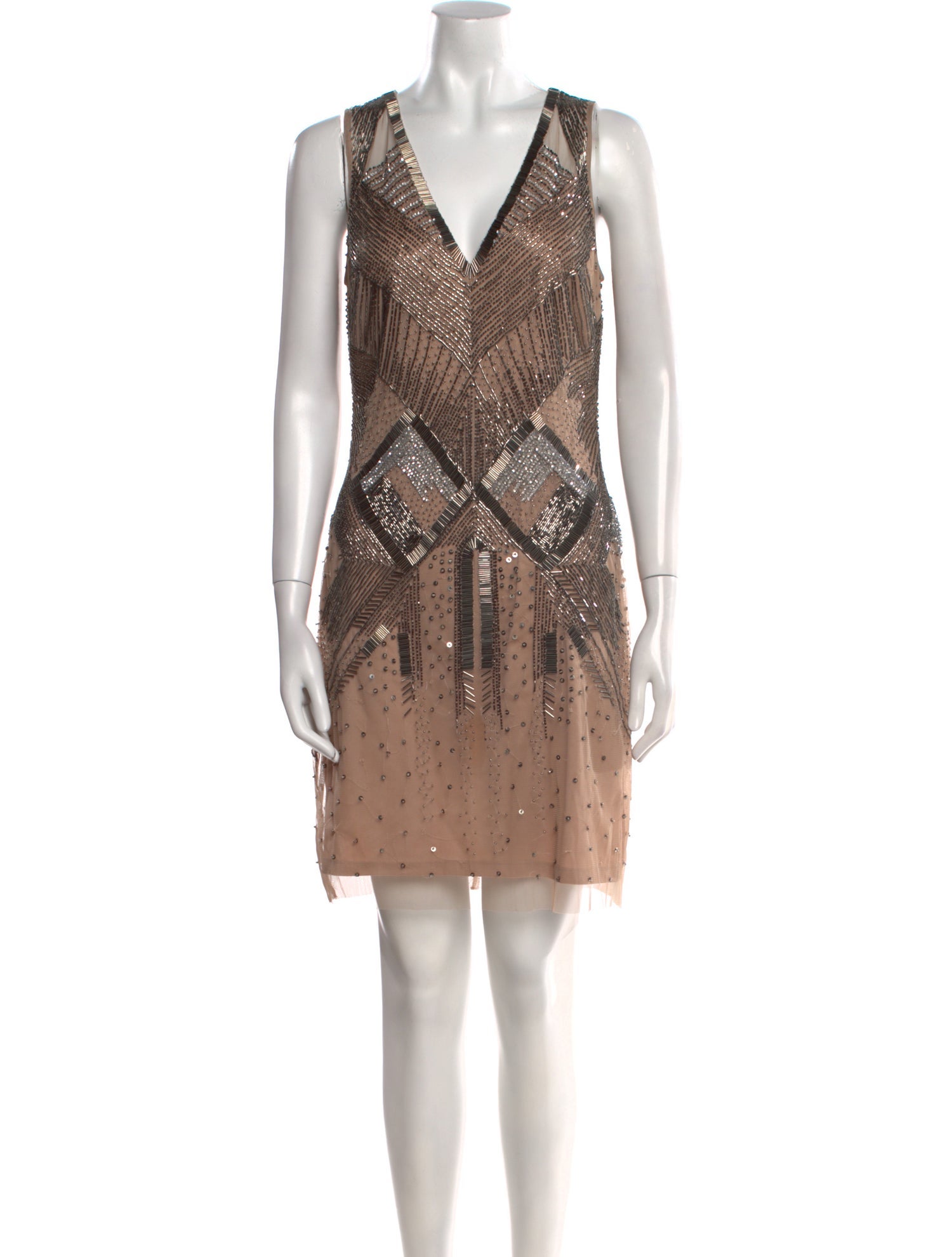 Aidan Mattox Printed Mini Dress