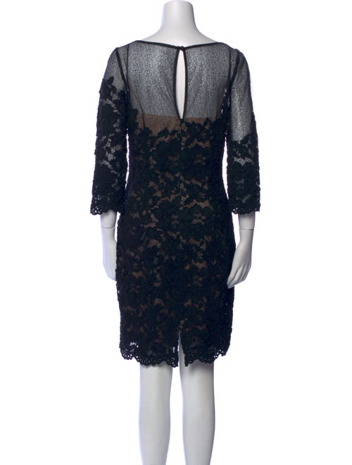 Aidan Mattox Lace Pattern Knee-Length Dress