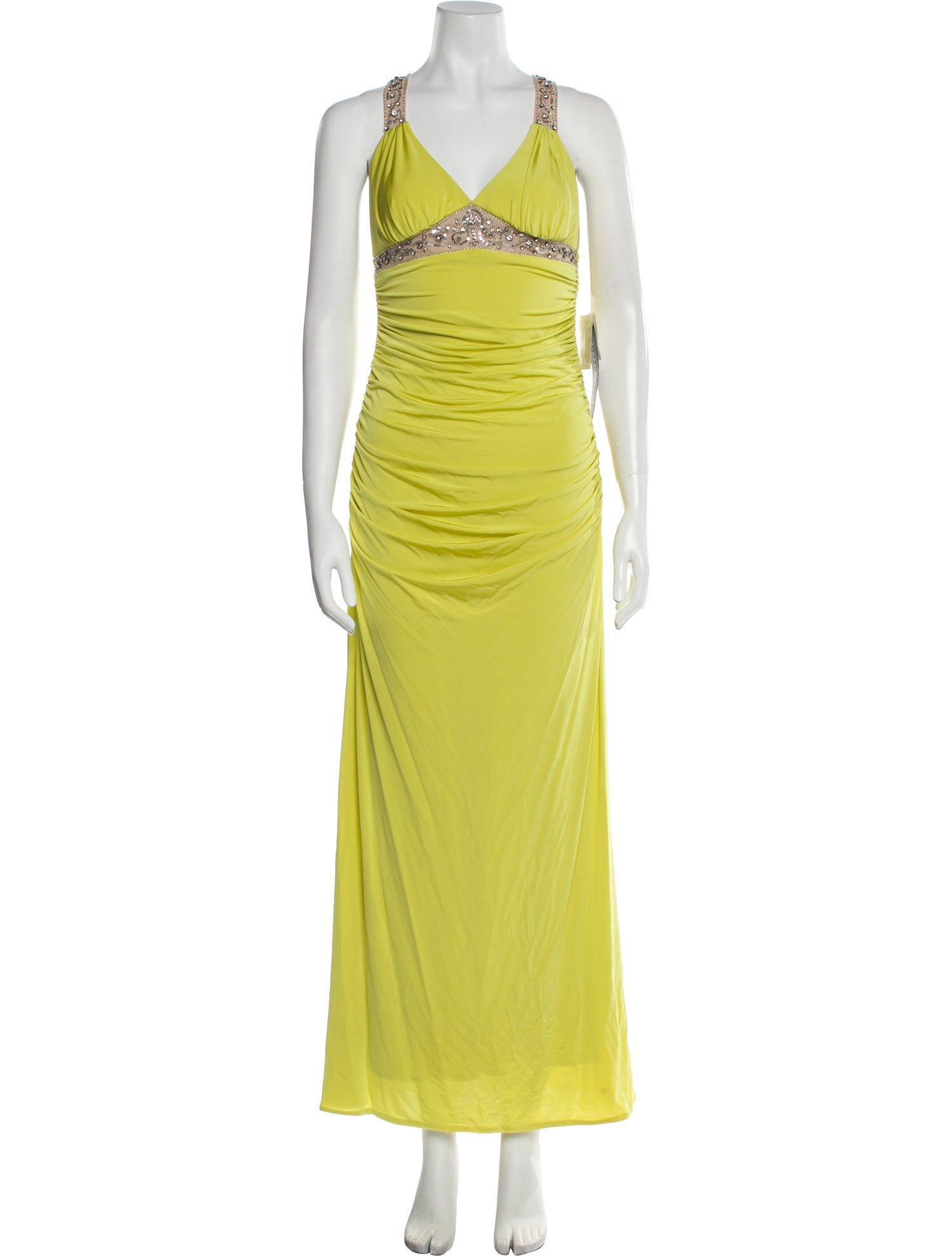 Aidan Mattox V-Neck Long Dress w/ Tags