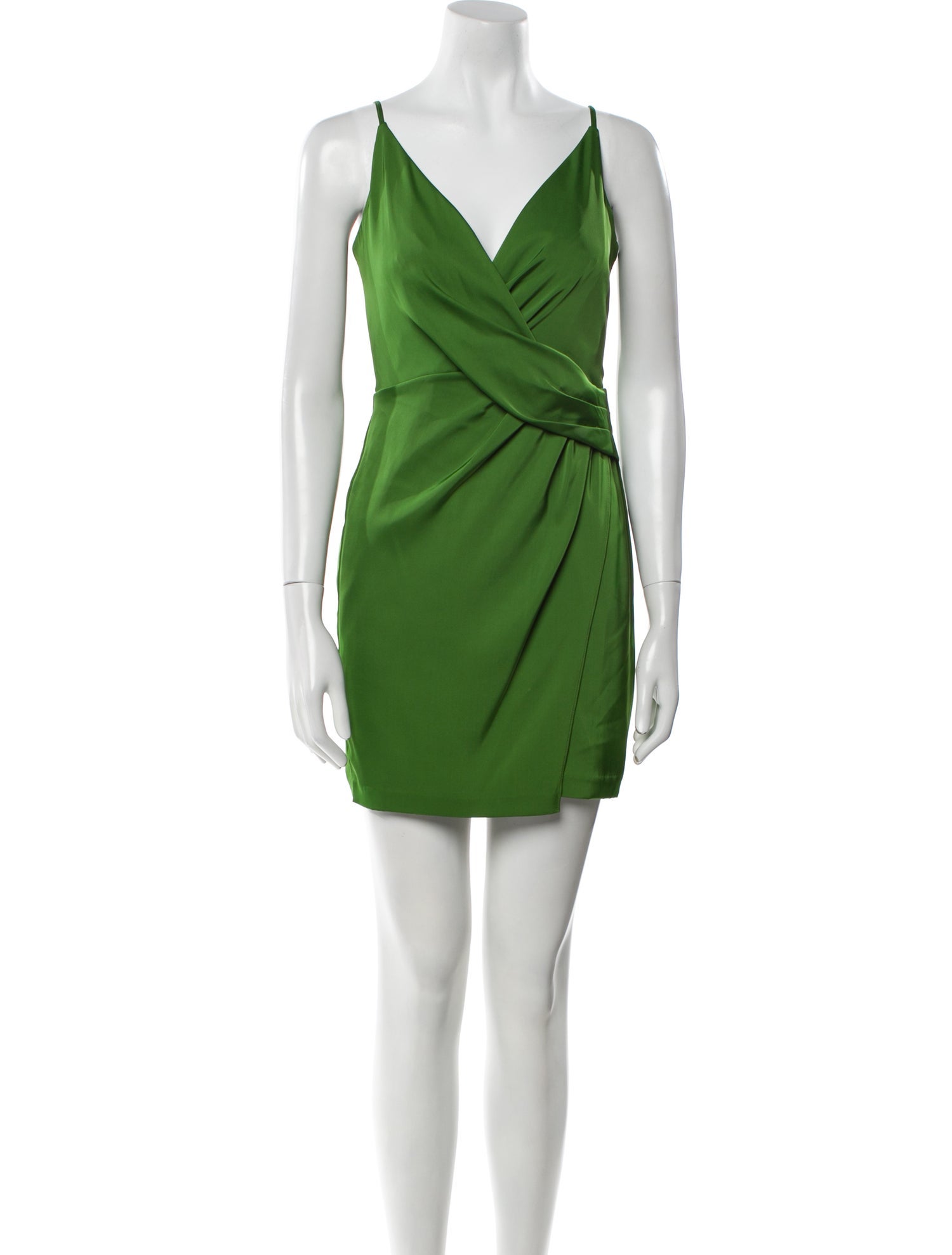 Aidan Mattox V-Neck Mini Dress