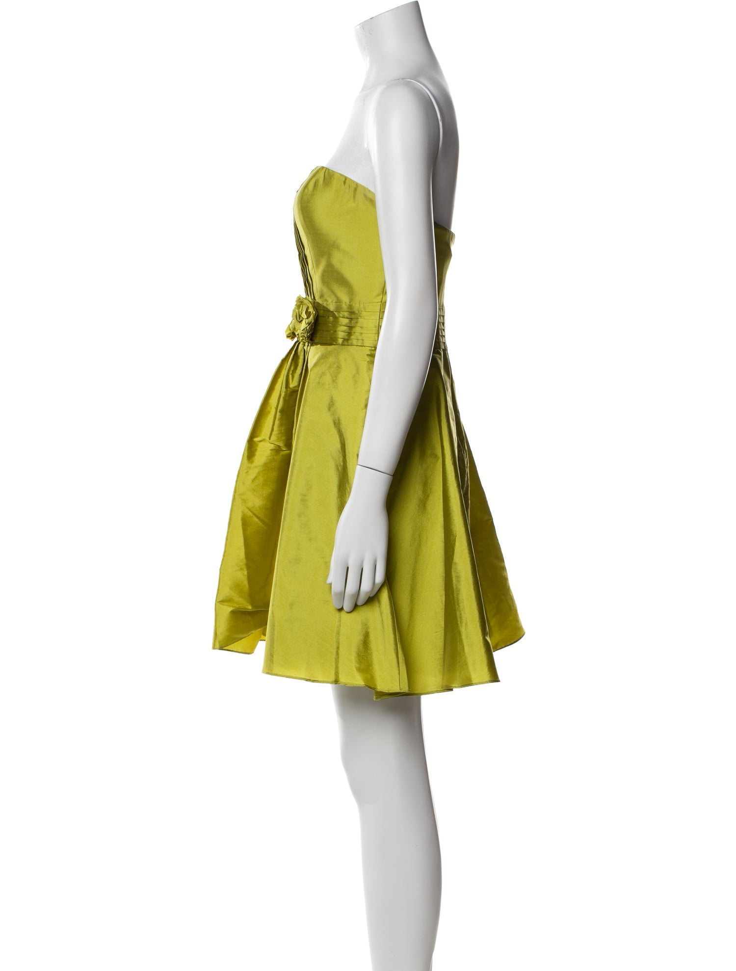 Aidan Mattox Strapless Mini Dress