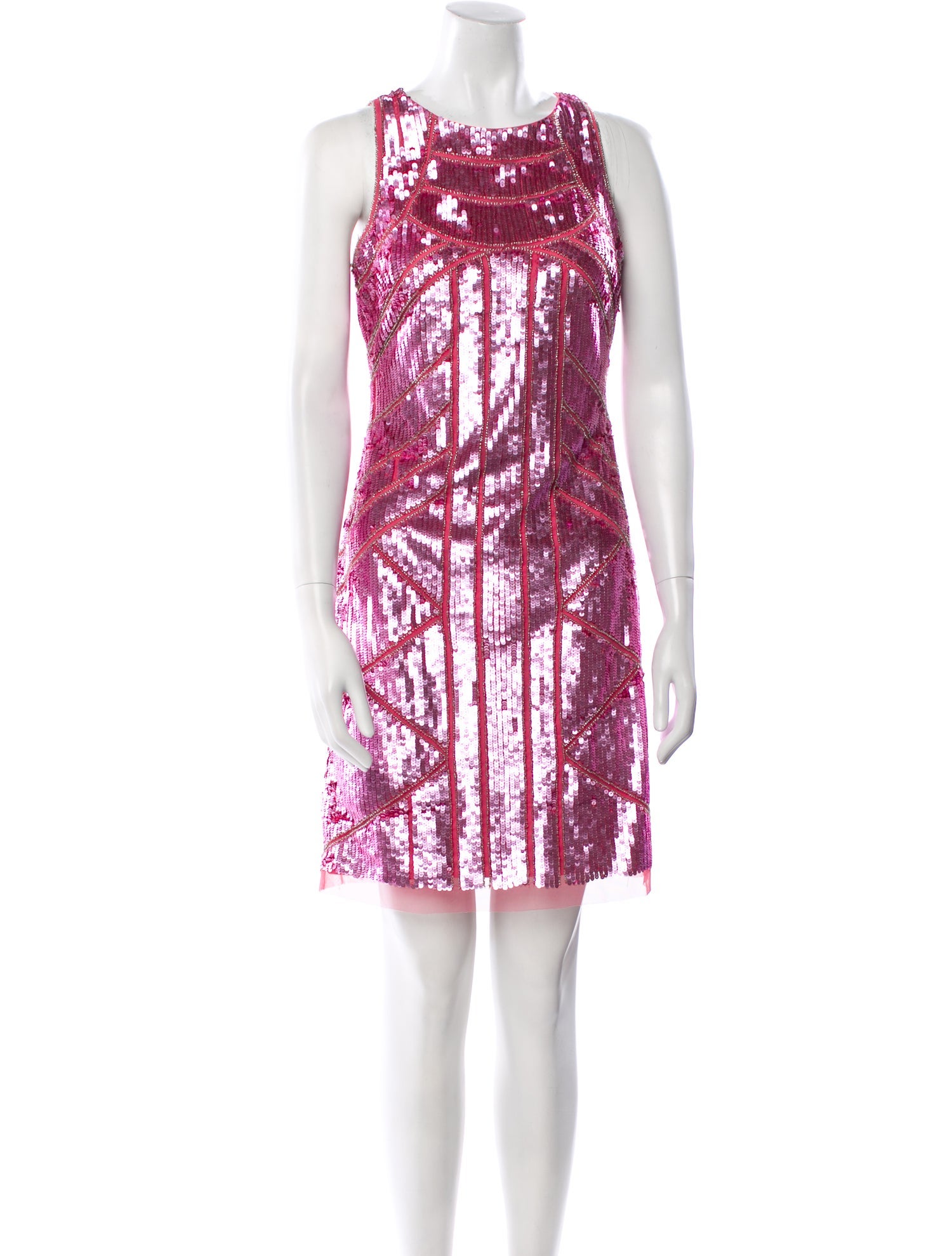Aidan Mattox Patterned Mini Dress w/ Tags