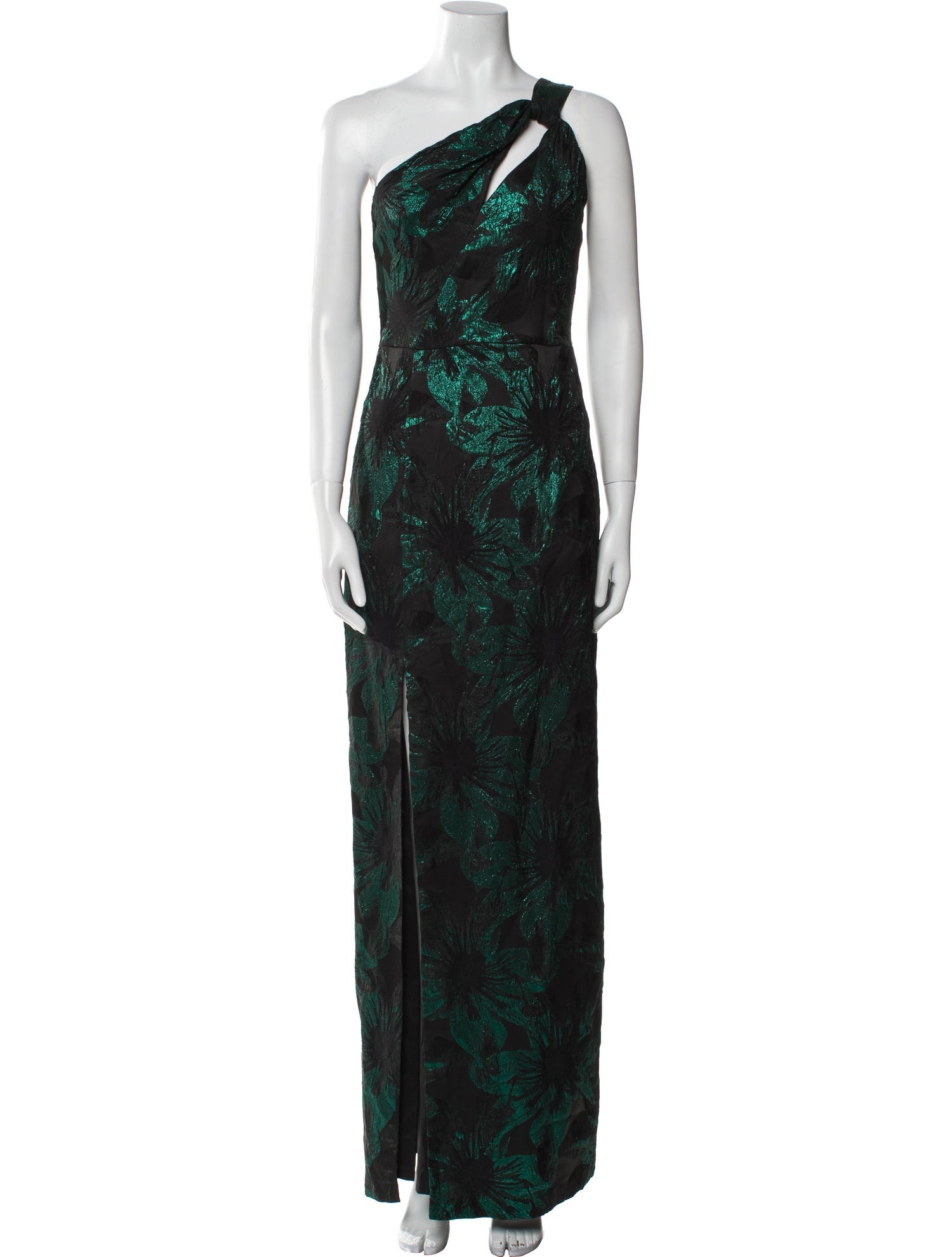 Aidan Mattox Floral Print Long Dress w/ Tags