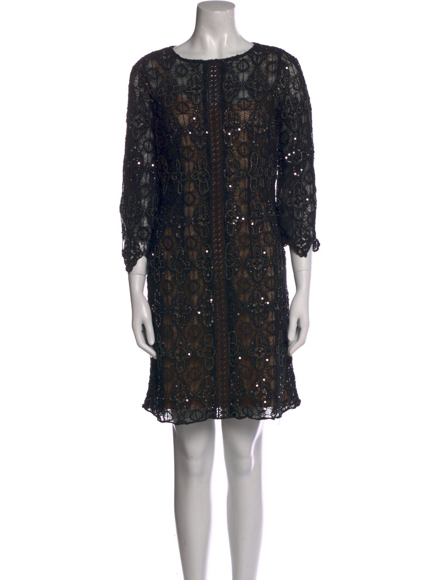 Aidan Mattox Printed Mini Dress