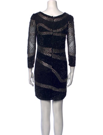 Aidan Mattox Printed Mini Dress