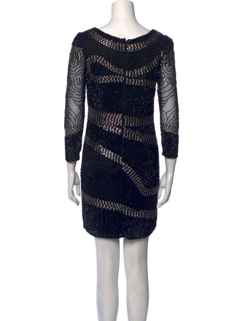 Aidan Mattox Printed Mini Dress