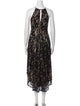 Aidan by Aidan Mattox Lace Long Dress