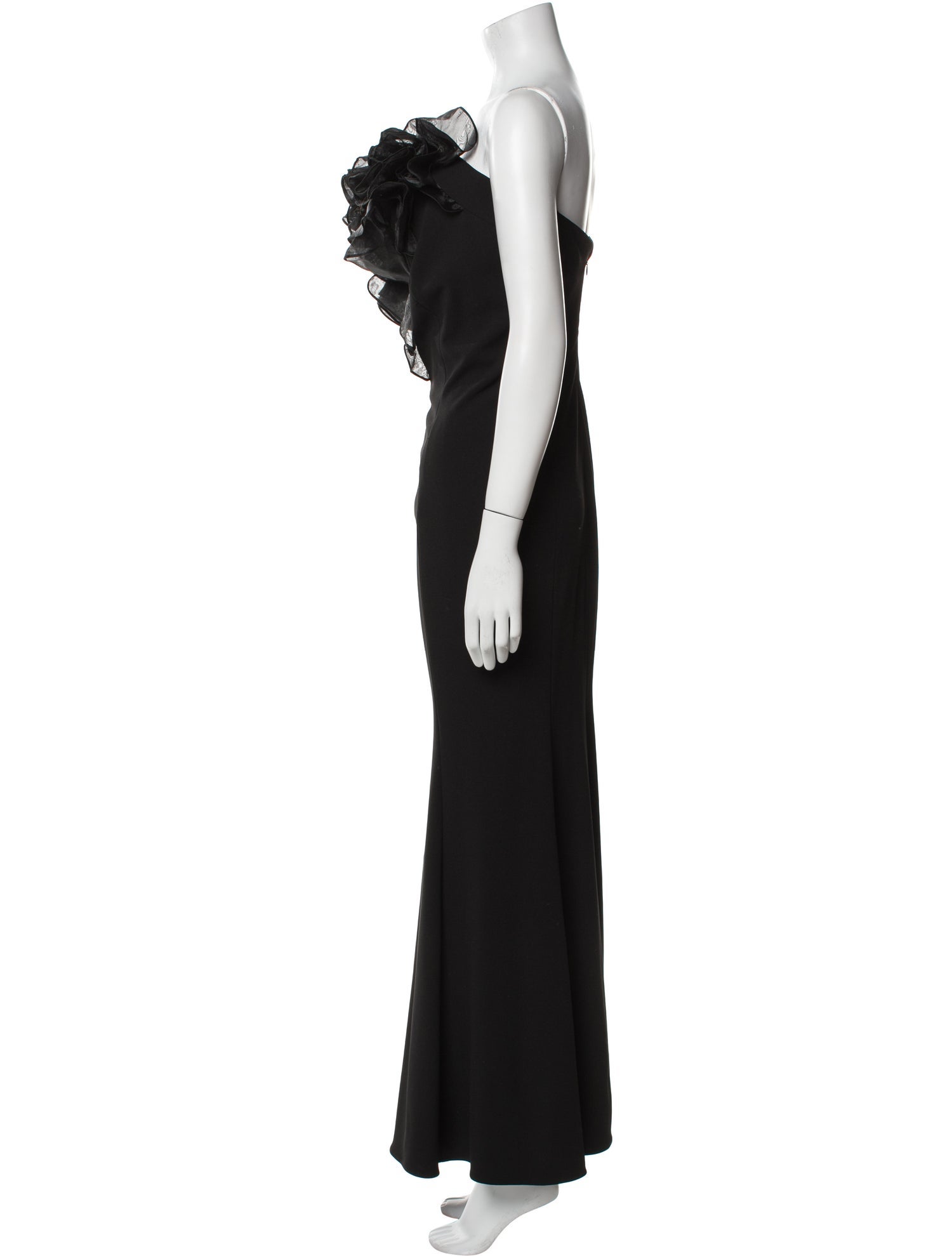Aidan Mattox Strapless Long Dress