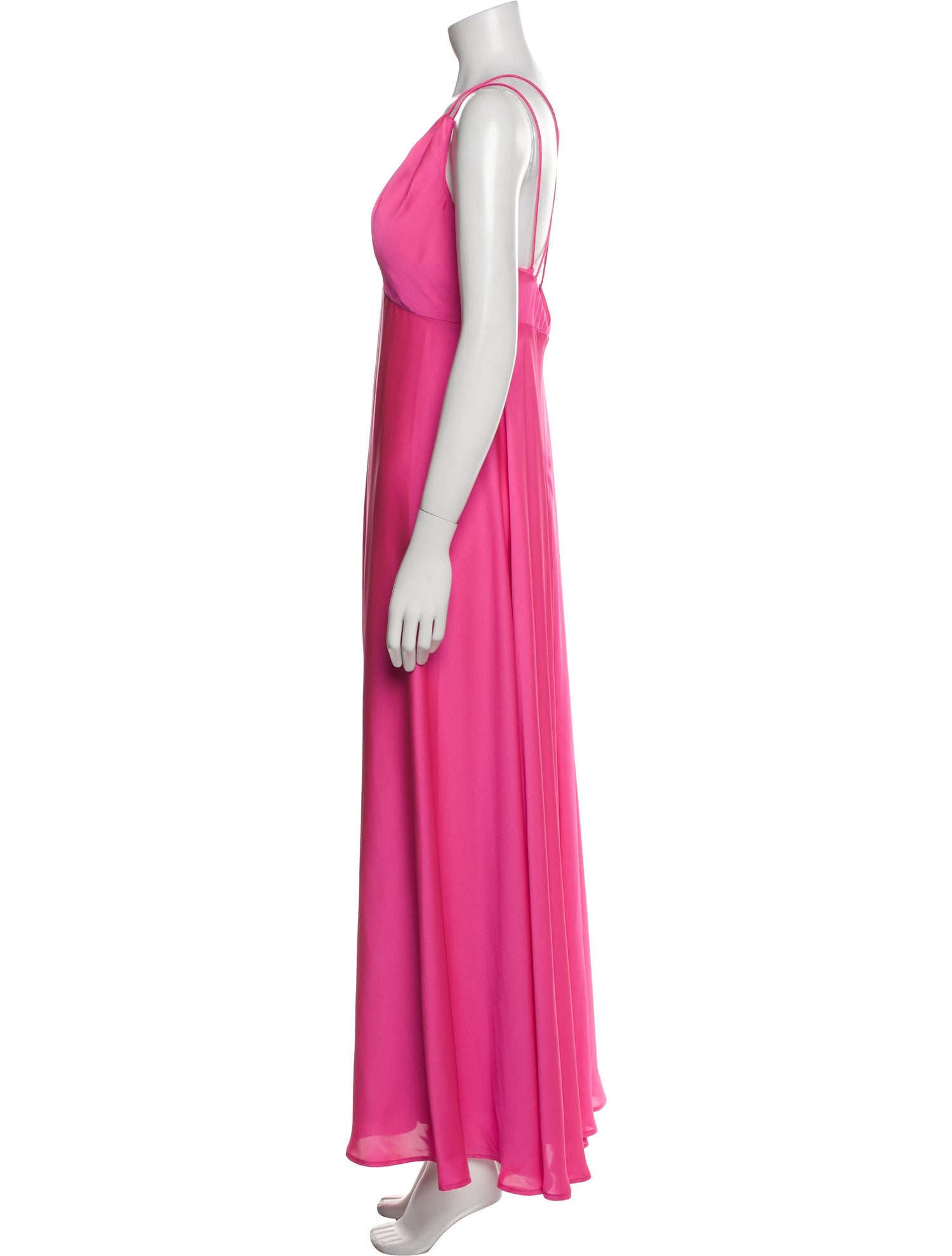 Aidan Mattox V-Neck Long Dress