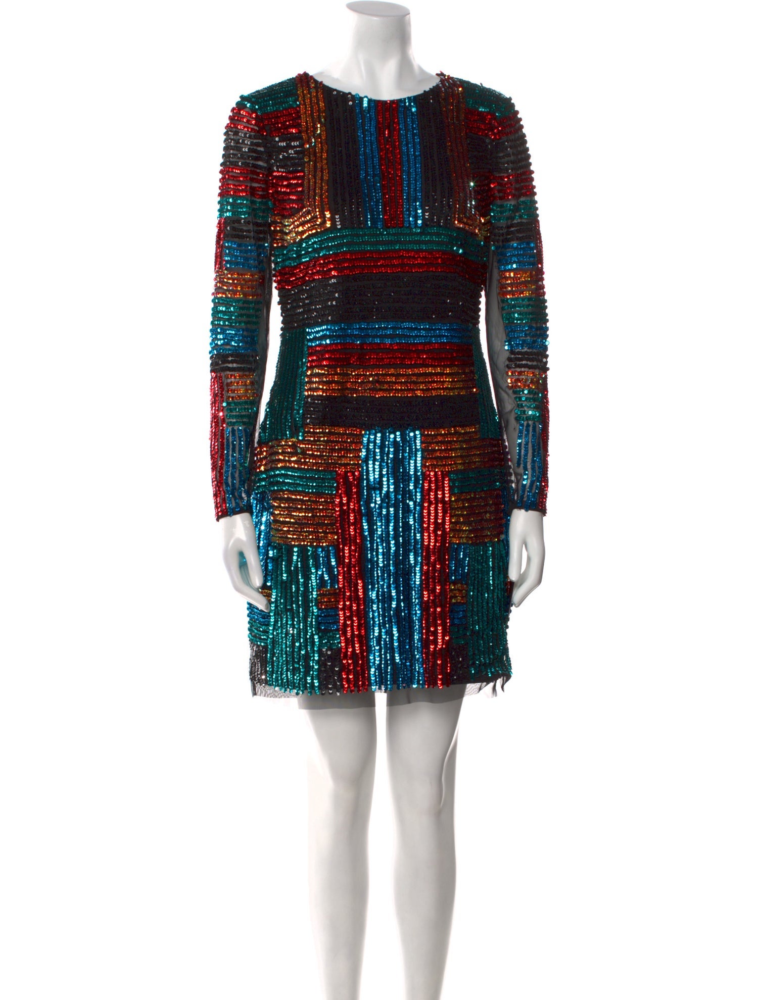 Aidan Mattox Printed Mini Dress w/ Tags