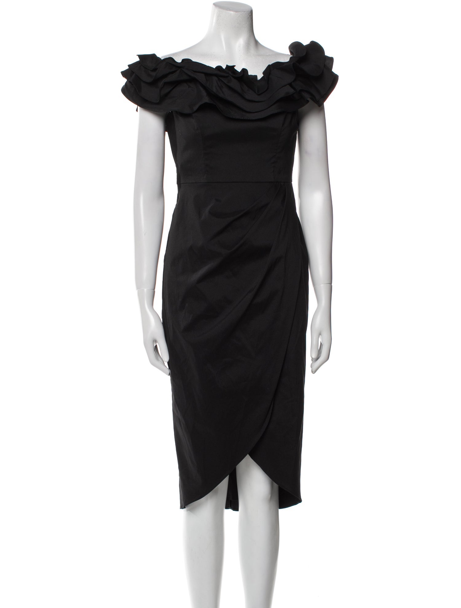 Aidan Mattox Cowl Neck Midi Length Dress w/ Tags