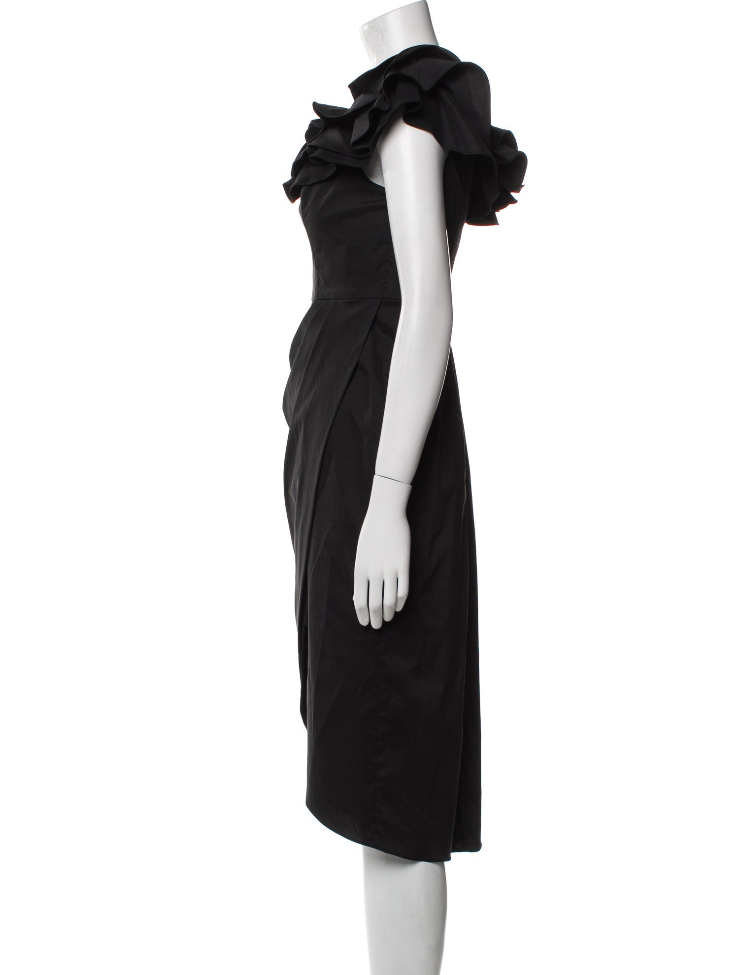 Aidan Mattox Cowl Neck Midi Length Dress w/ Tags