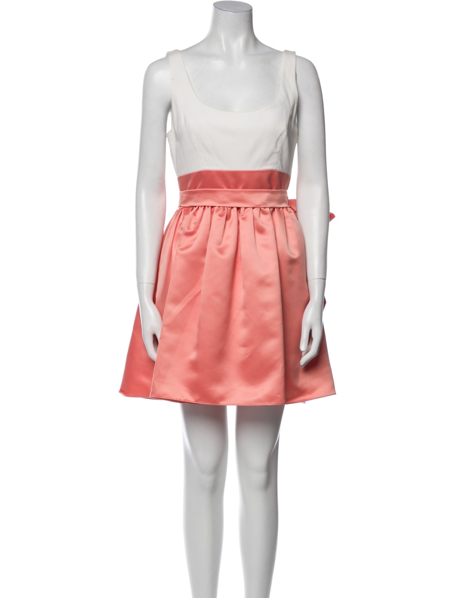 Aidan Mattox Scoop Neck Mini Dress