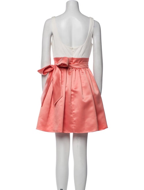 Aidan Mattox Scoop Neck Mini Dress