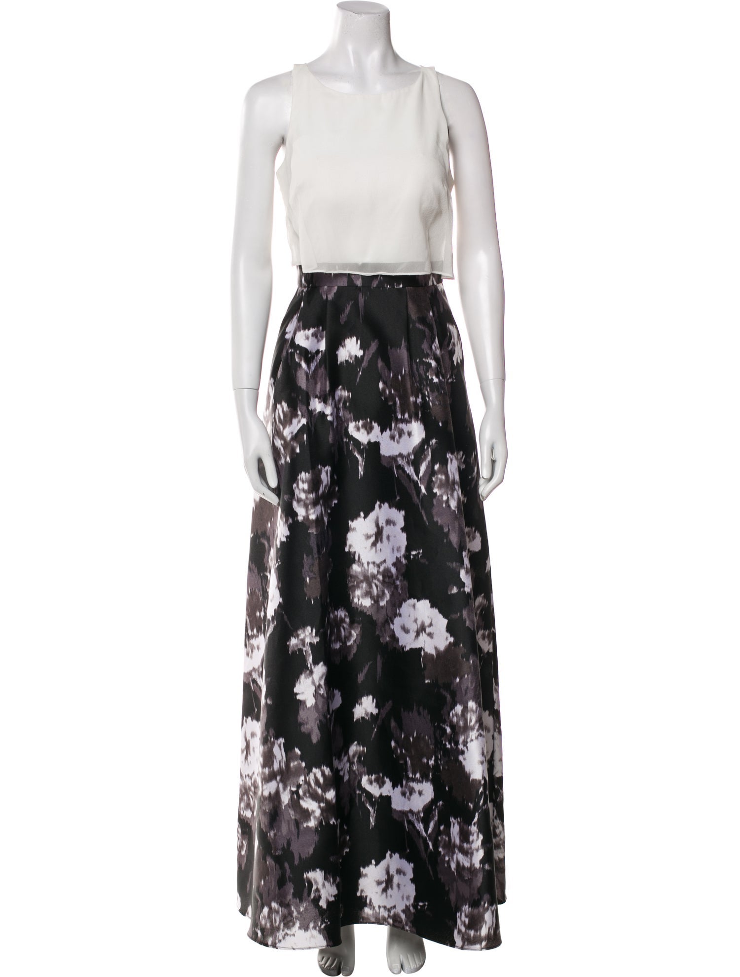 Aidan Mattox Silk Long Dress w/ Tags