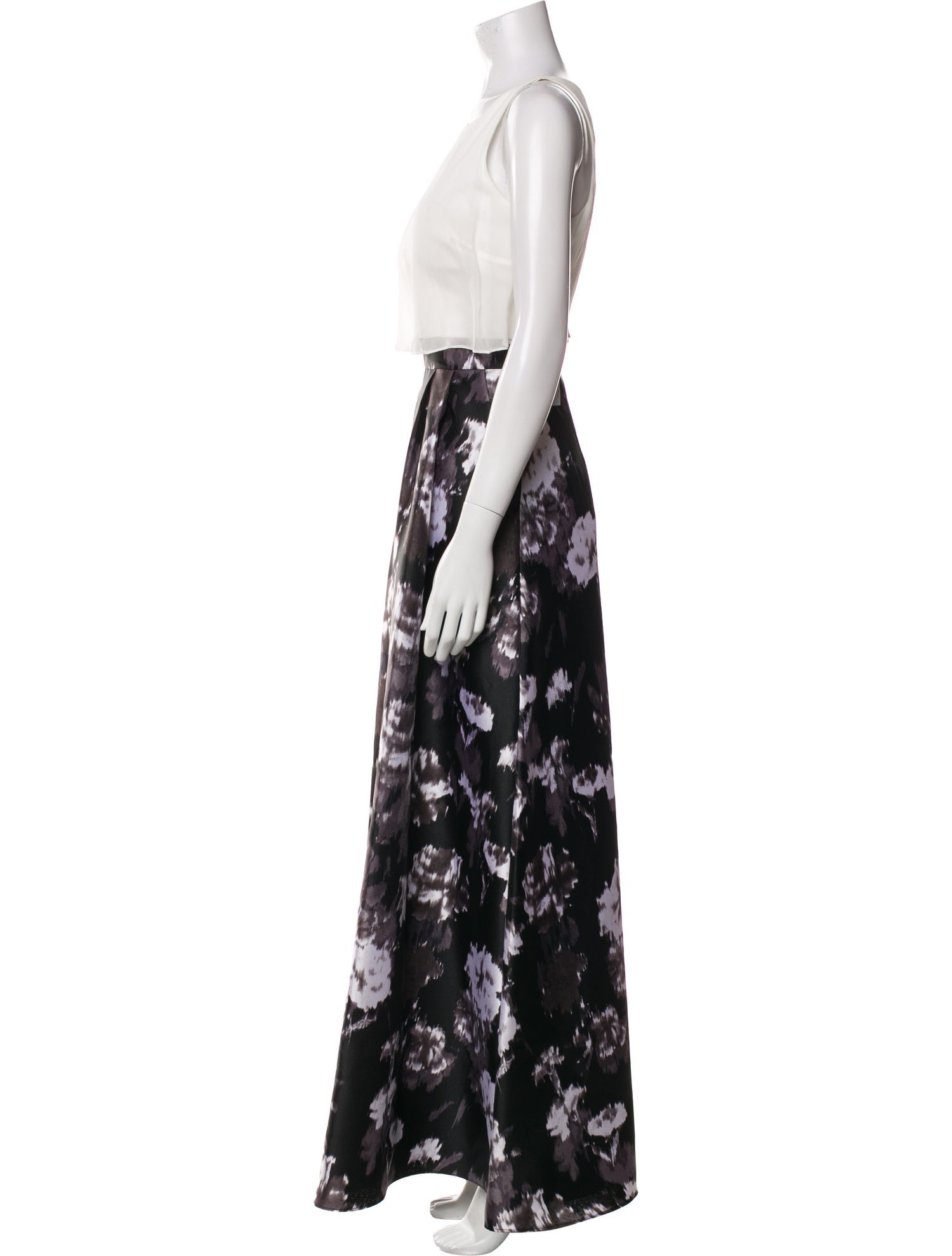 Aidan Mattox Silk Long Dress w/ Tags