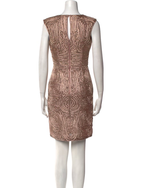 Aidan Mattox Printed Mini Dress