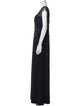 Aidan Mattox V-Neck Long Dress
